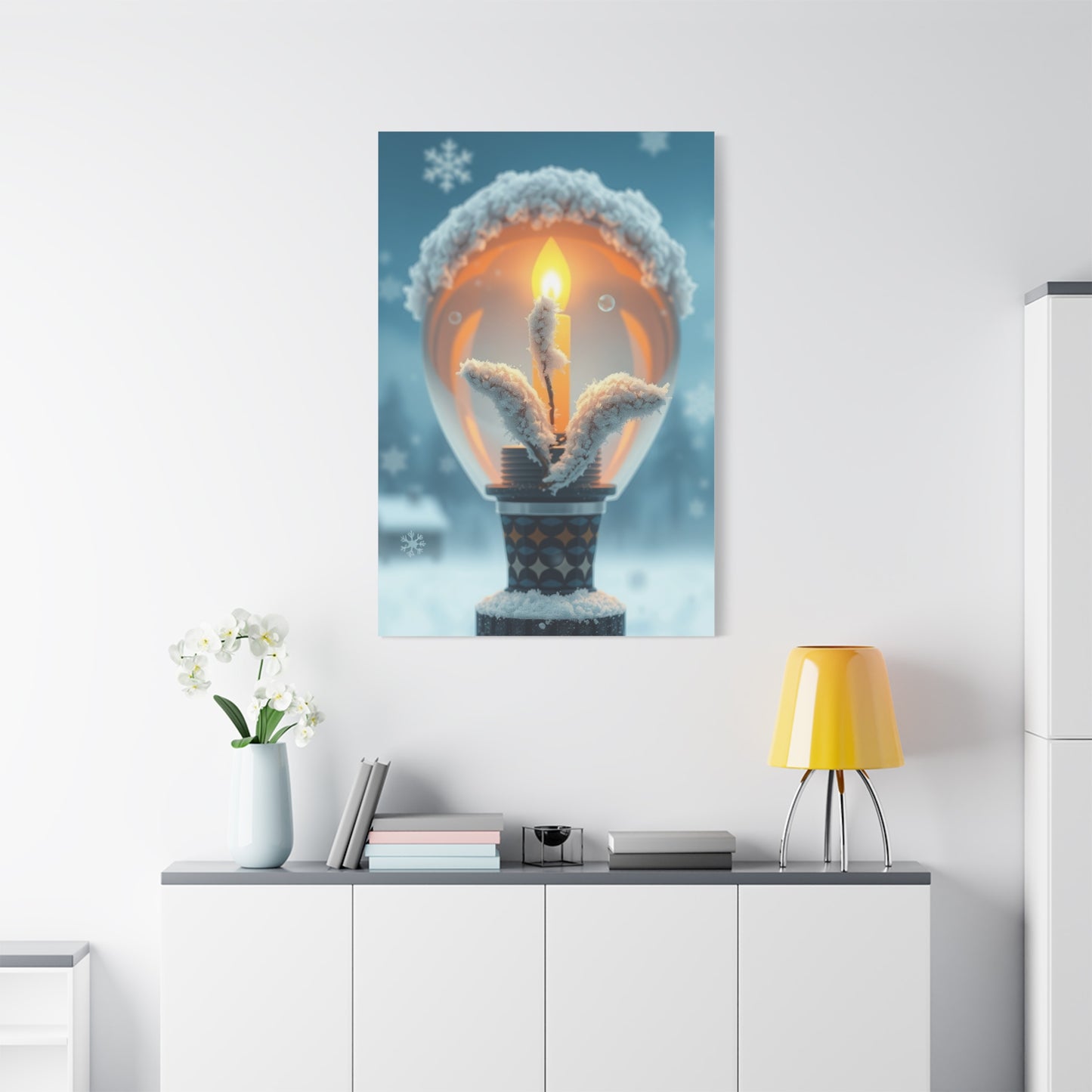 Frosted Elegance Canvas Wall Art & Canvas Print