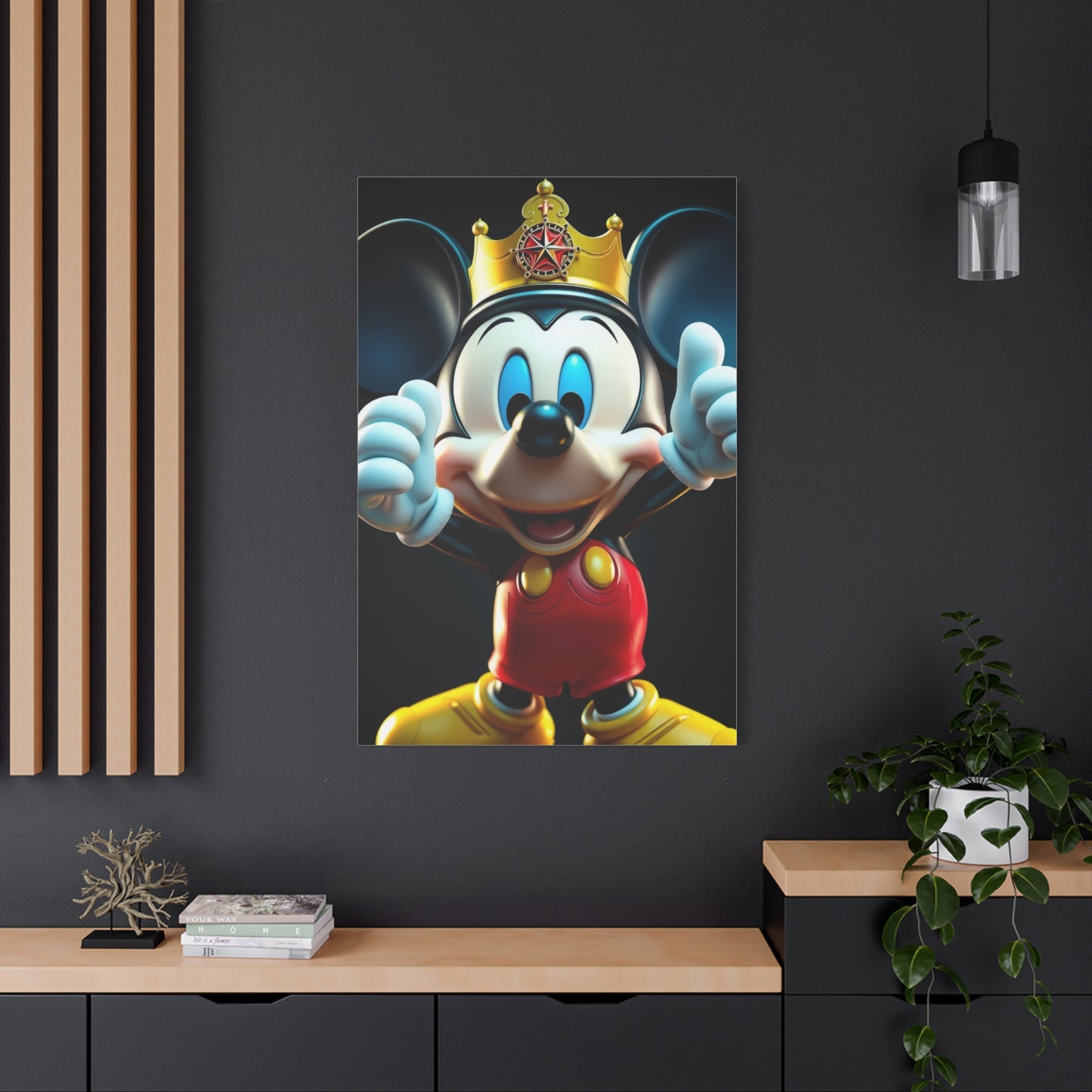 Mouse Luxe Impression Wall Art & Canvas Print
