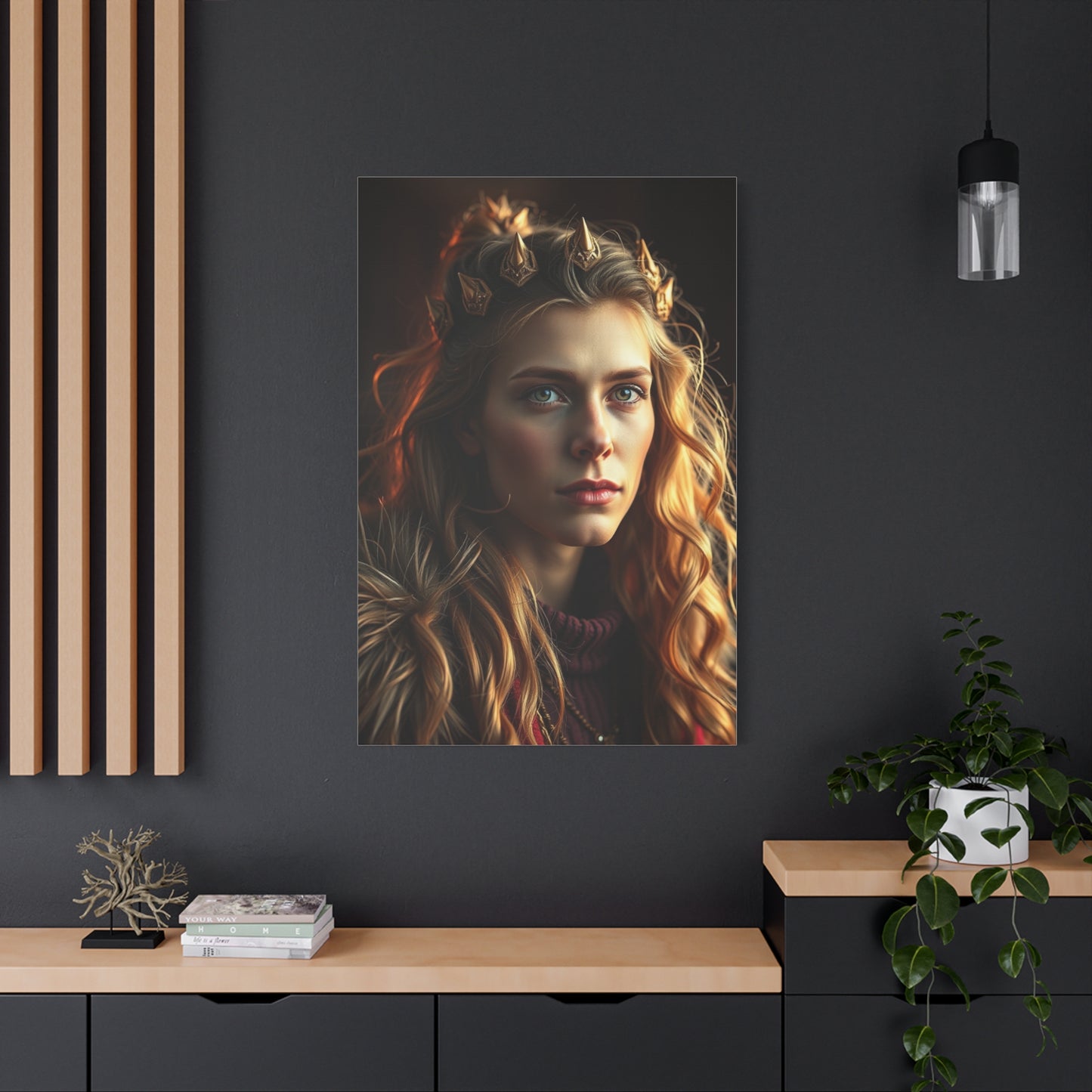 Amber Glimmer Tapestry Wall Art & Canvas Print