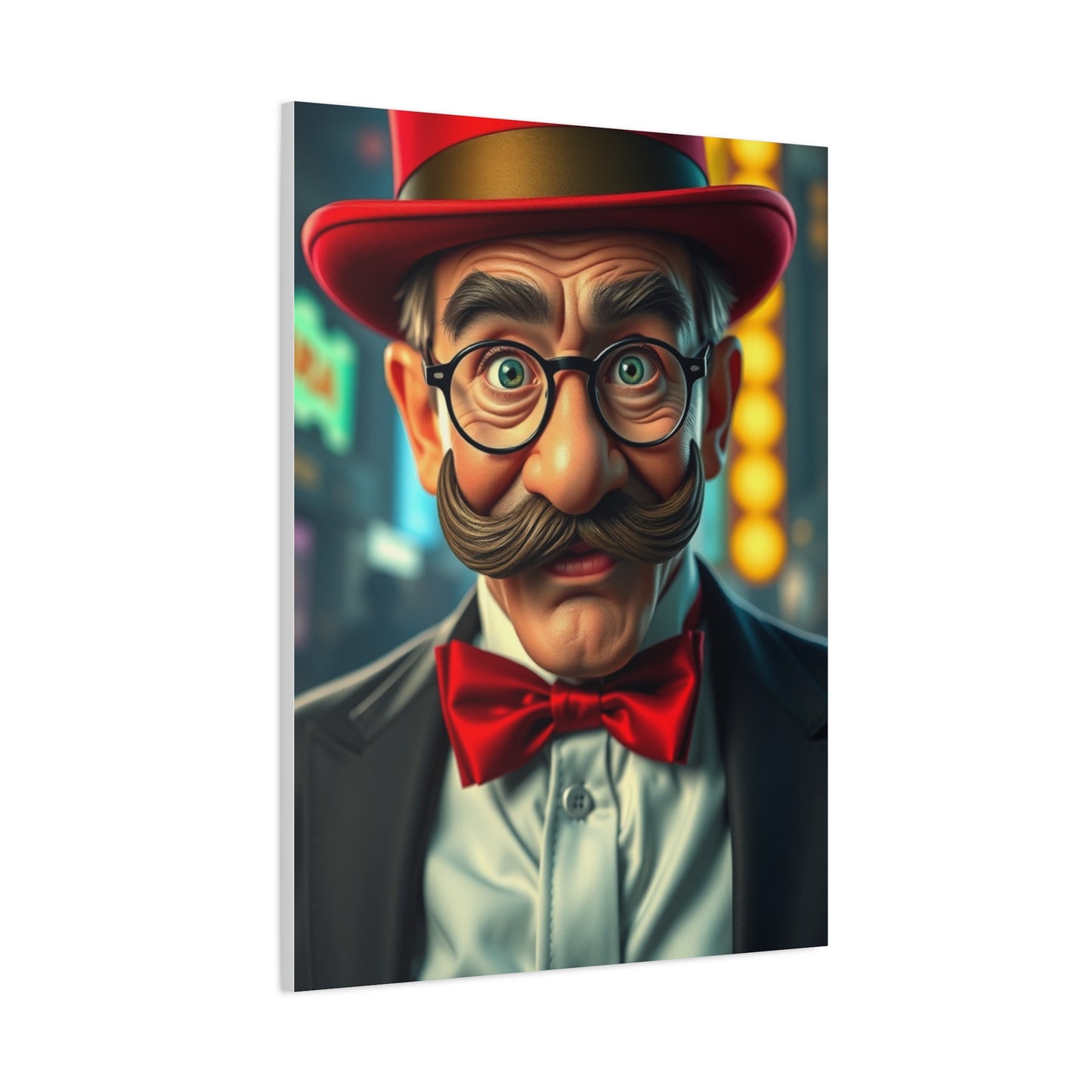 Collection Rich Uncle Pennybags Art Art Wall Art & Canvas Print