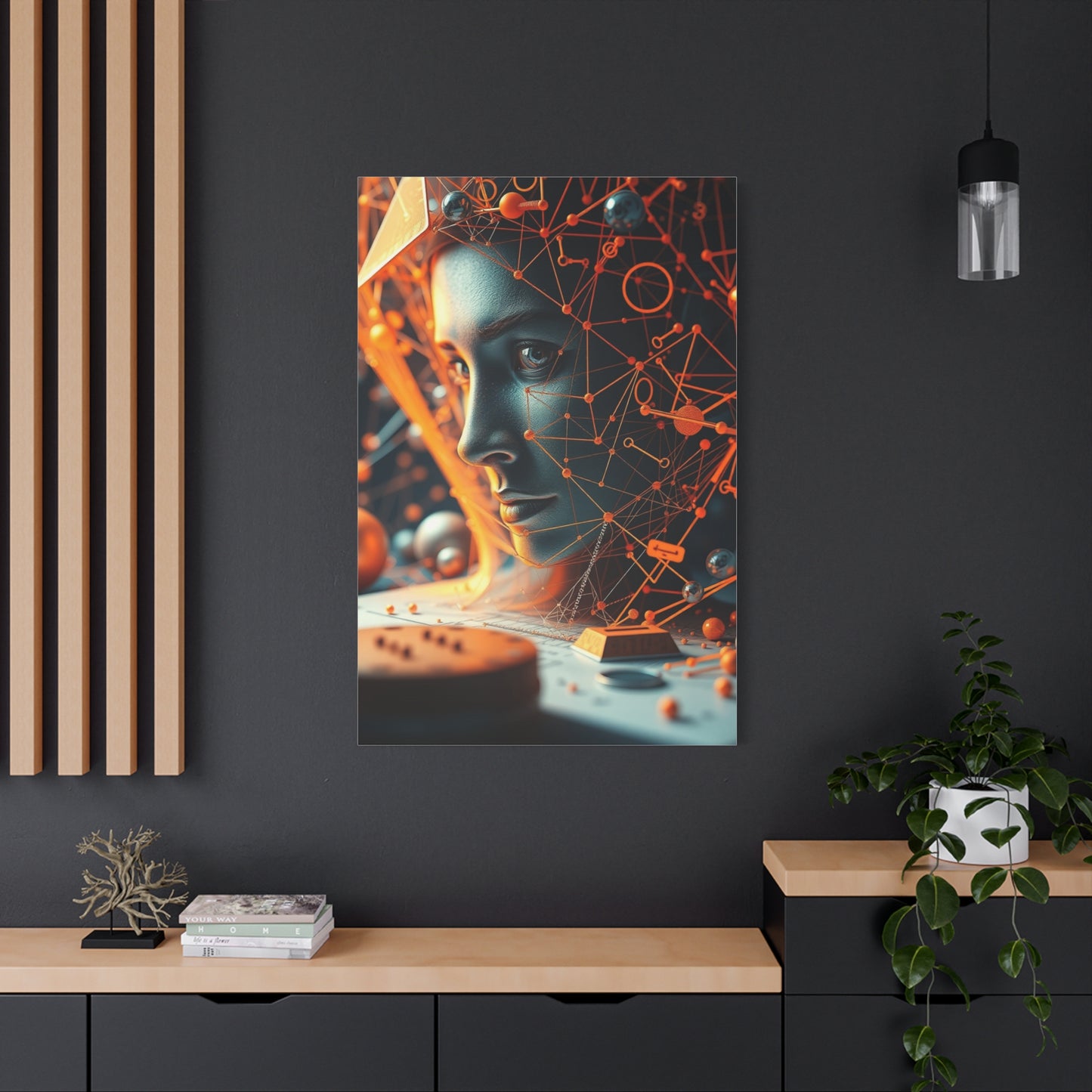 Vision Mathematics Art Art Wall Art & Canvas Print