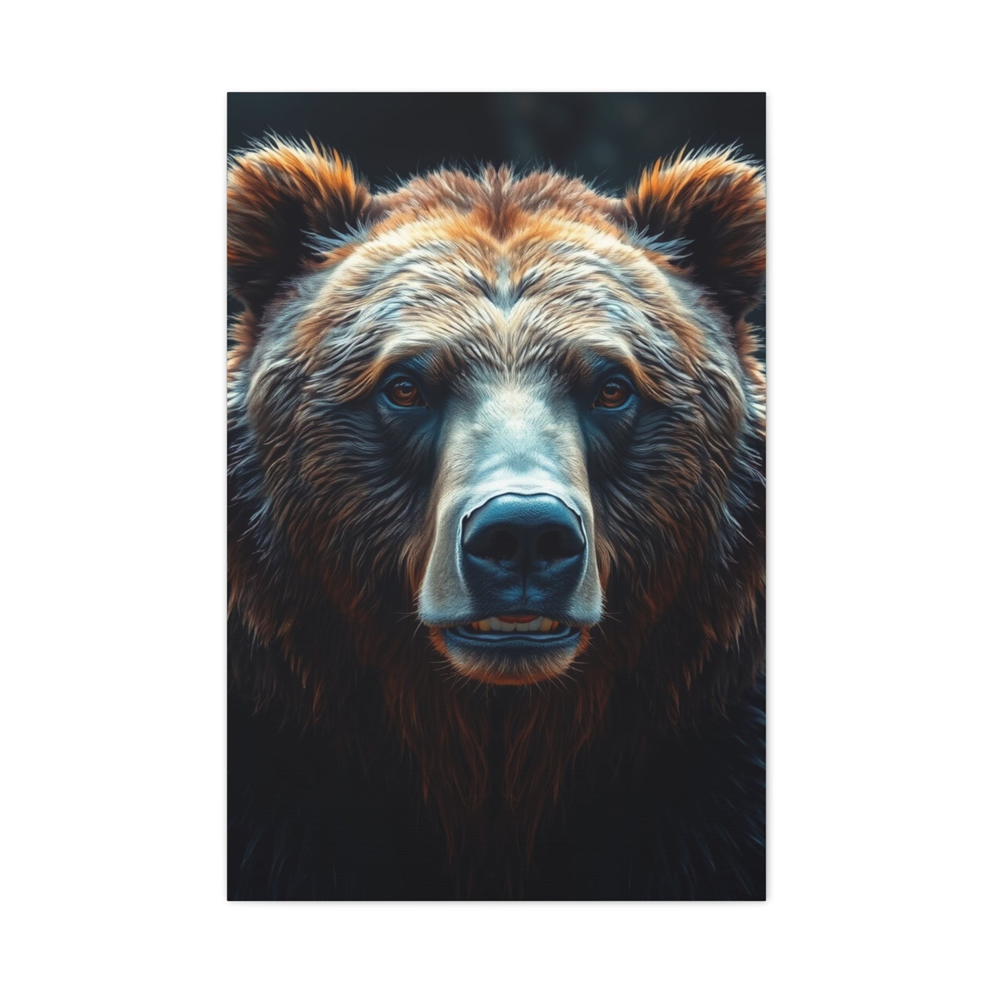 Aristocratic Bear Portraiture Wall Art & Canvas Print