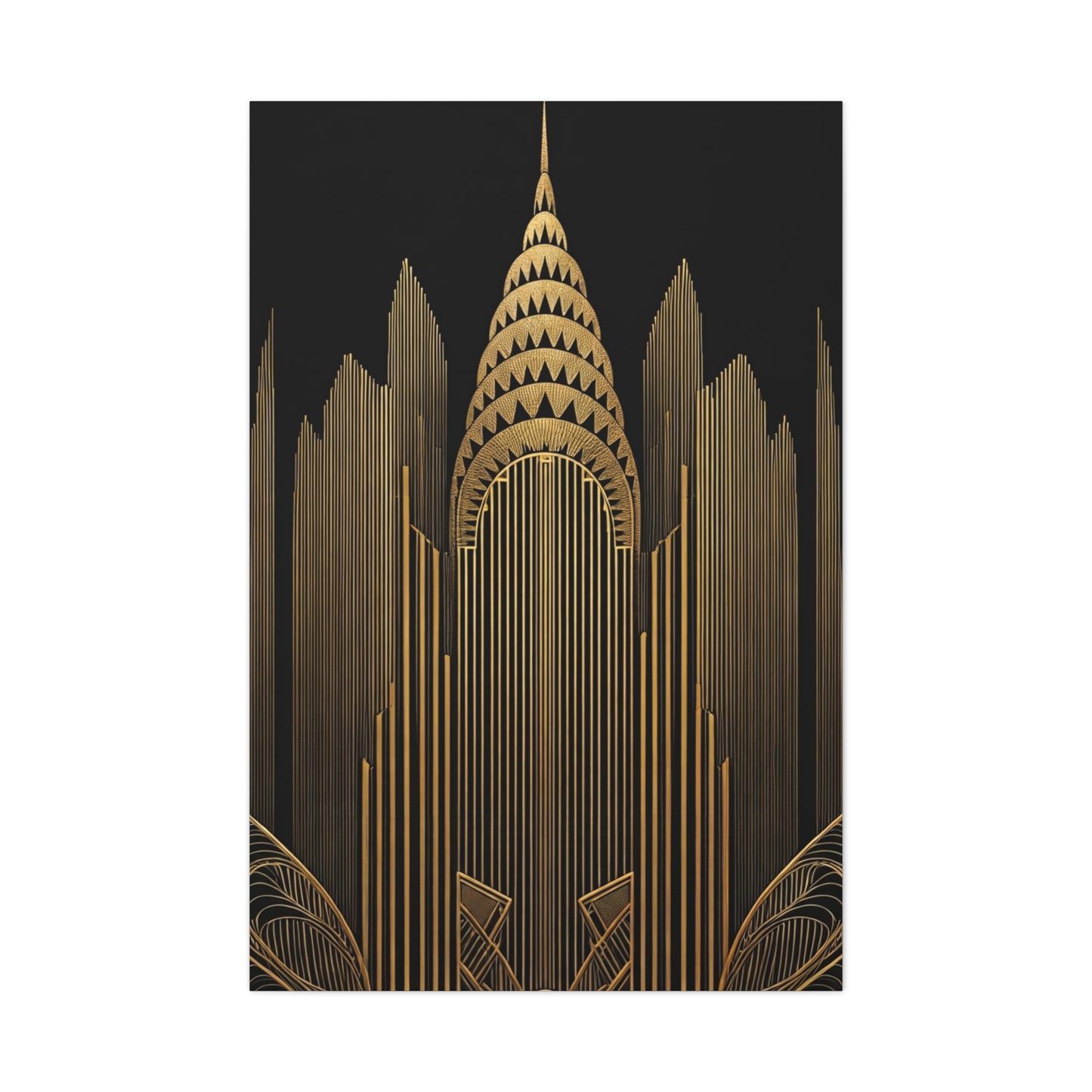 Cathedral Spire Art Deco Architecture Wall Art & Canvas Prints