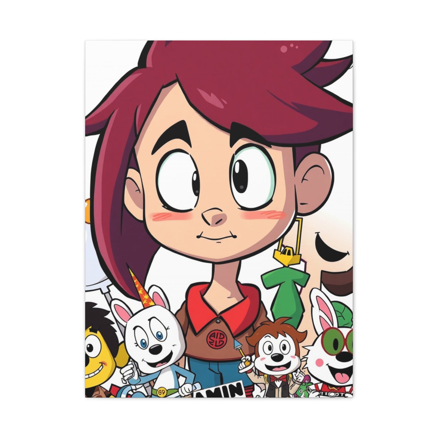 Refined Sketch Collage Wall Art & Canvas Print