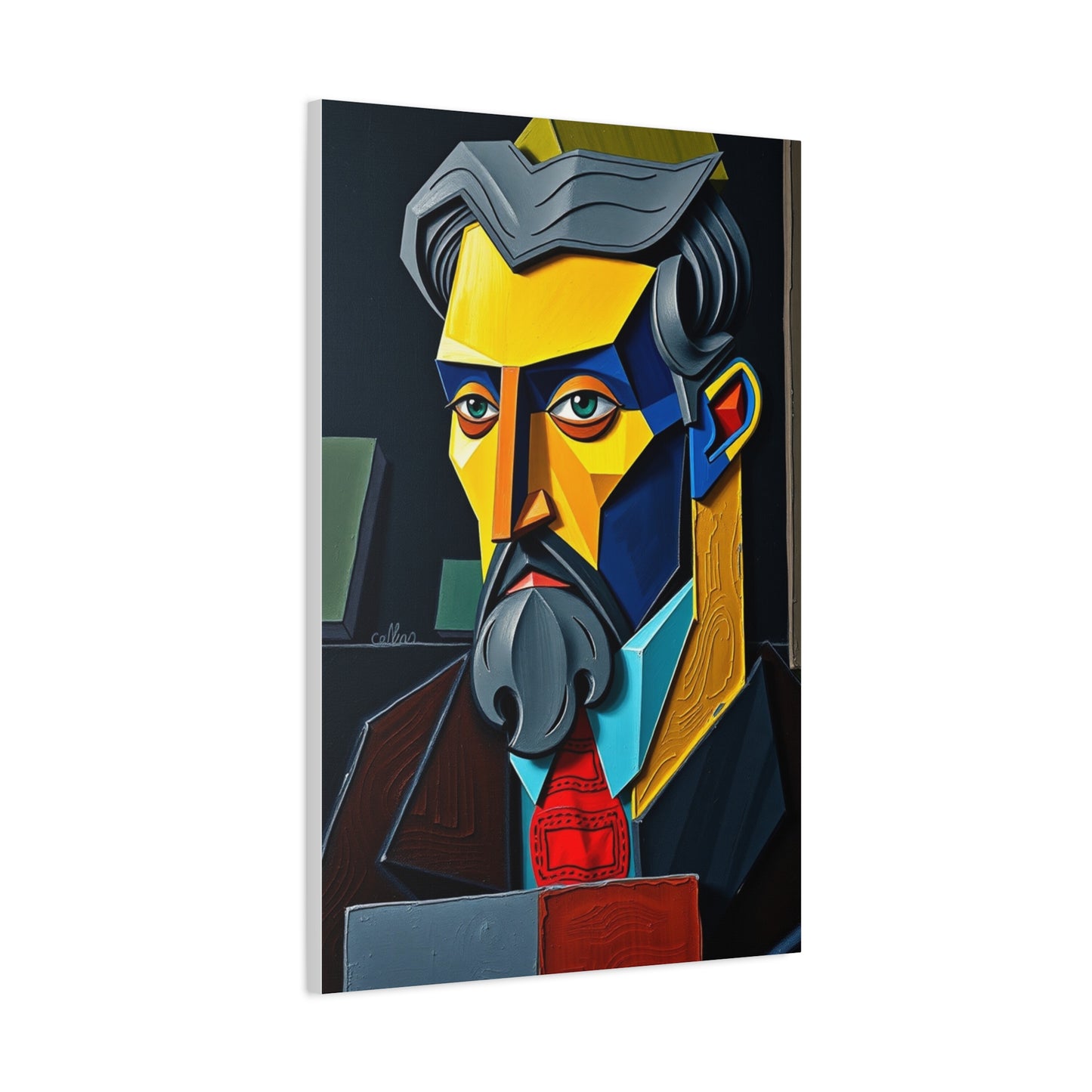 Cubist Aesthetic Canvas Wall Art & Canvas Print