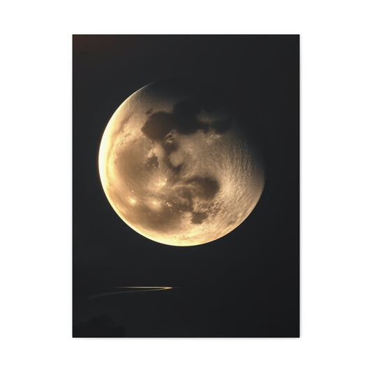 Vision Crescent Moon Art Art Wall Art & Canvas Print