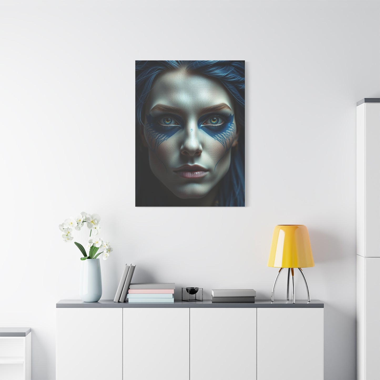 Collection Blue & Gray Art Art Wall Art & Canvas Print