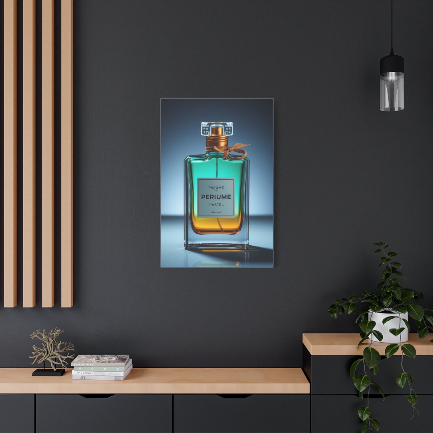 Perfume Bottle Art Refined Canvas Wall Art & Canvas Print