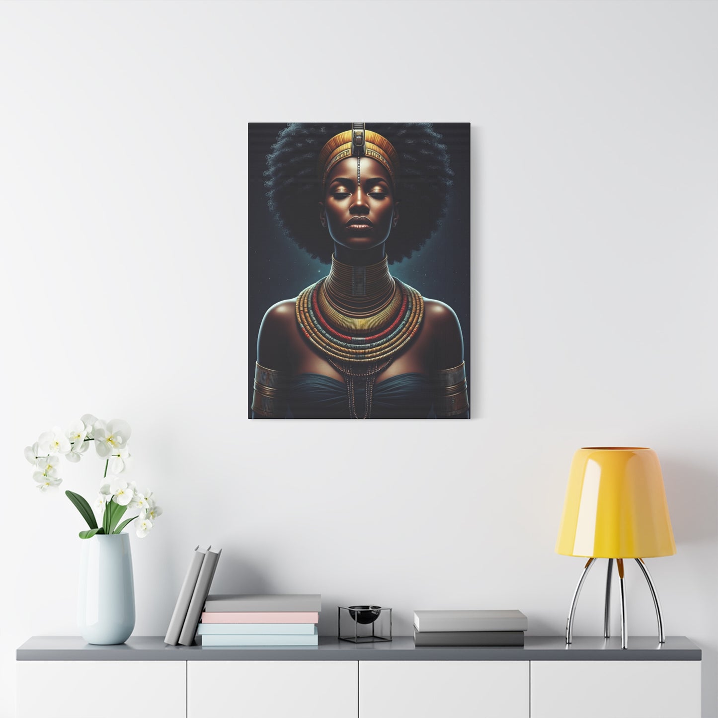 Regal African Queen Serenity Wall Art & Canvas Prints