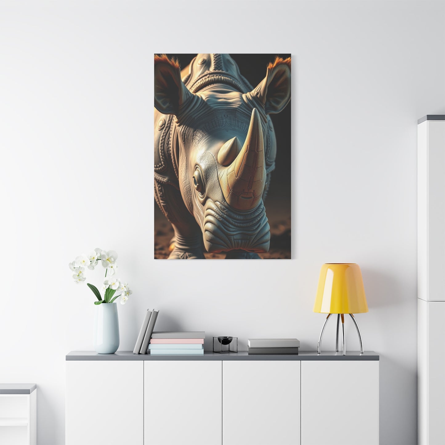 Rhinoceros Art Refined Canvas Wall Art & Canvas Print