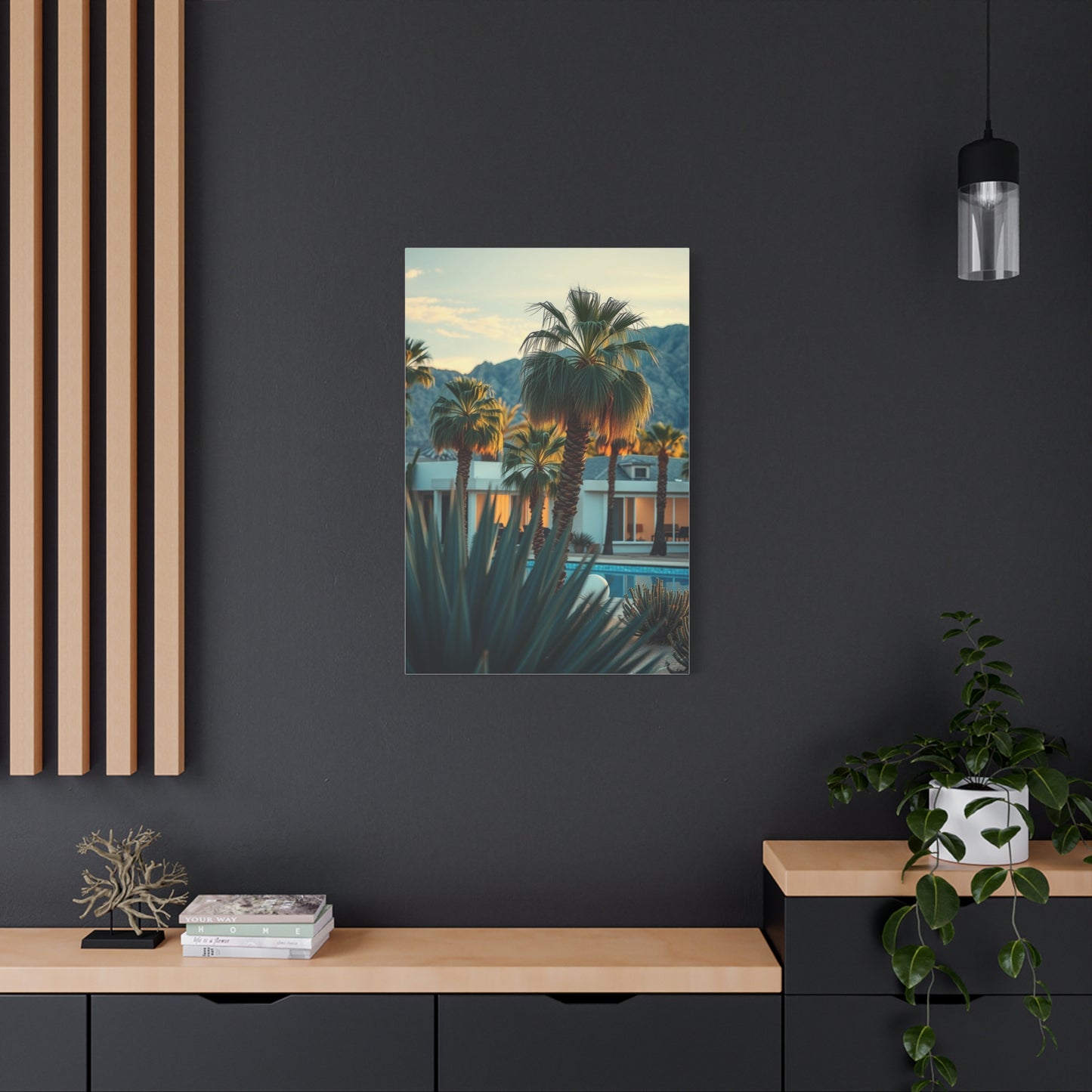 Vision Palm Springs Art Art Wall Art & Canvas Print