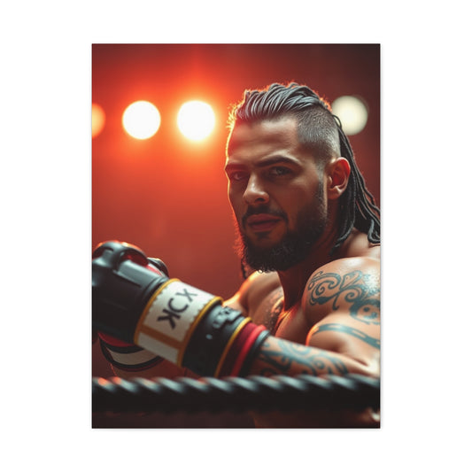 Vision Wrestling Art Art Wall Art & Canvas Print