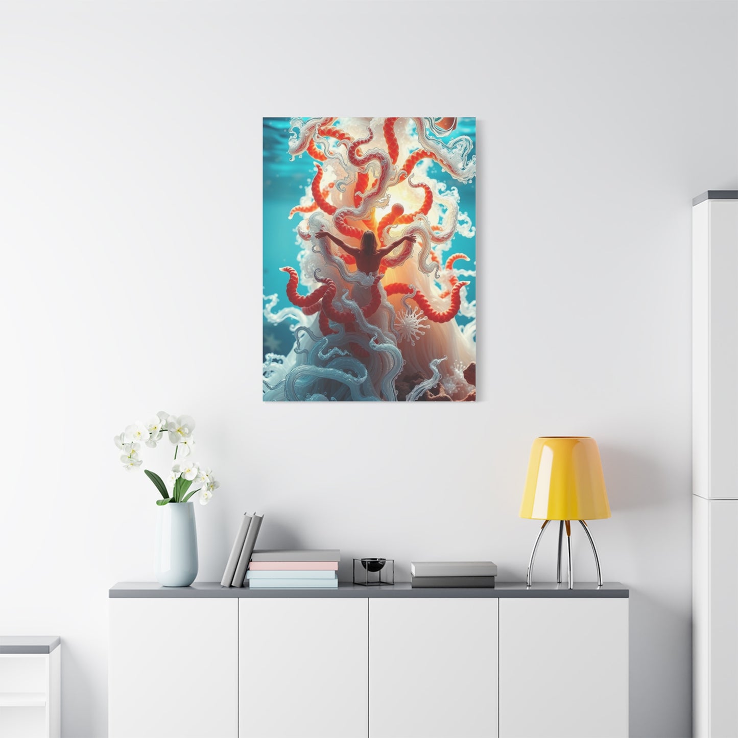 Celestial Waves Masterpiece Wall Art & Canvas Print