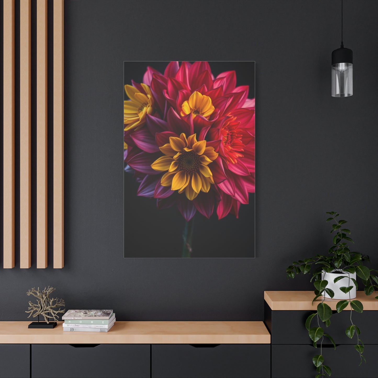 Serene Blossom Countenance Wall Art & Canvas Print