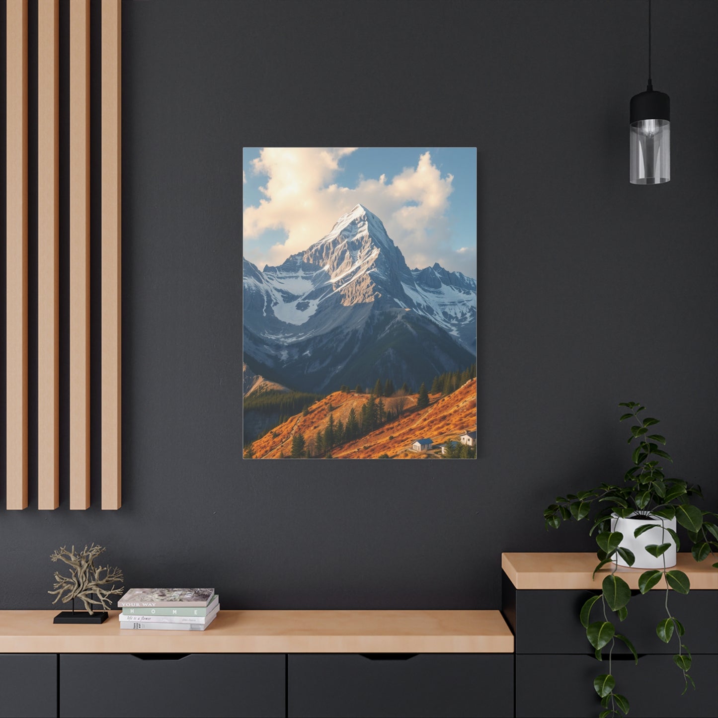 Luminous Mountain Reflections Wall Art & Canvas Print