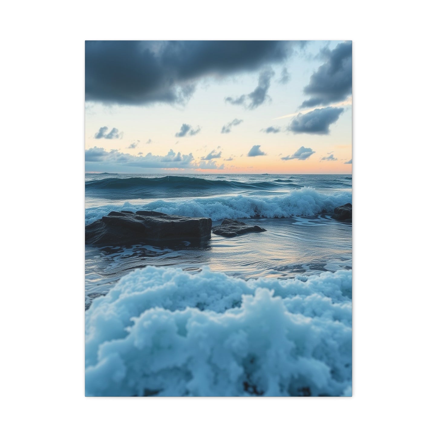 Ethereal Oceanic Tranquility Wall Art & Canvas Print