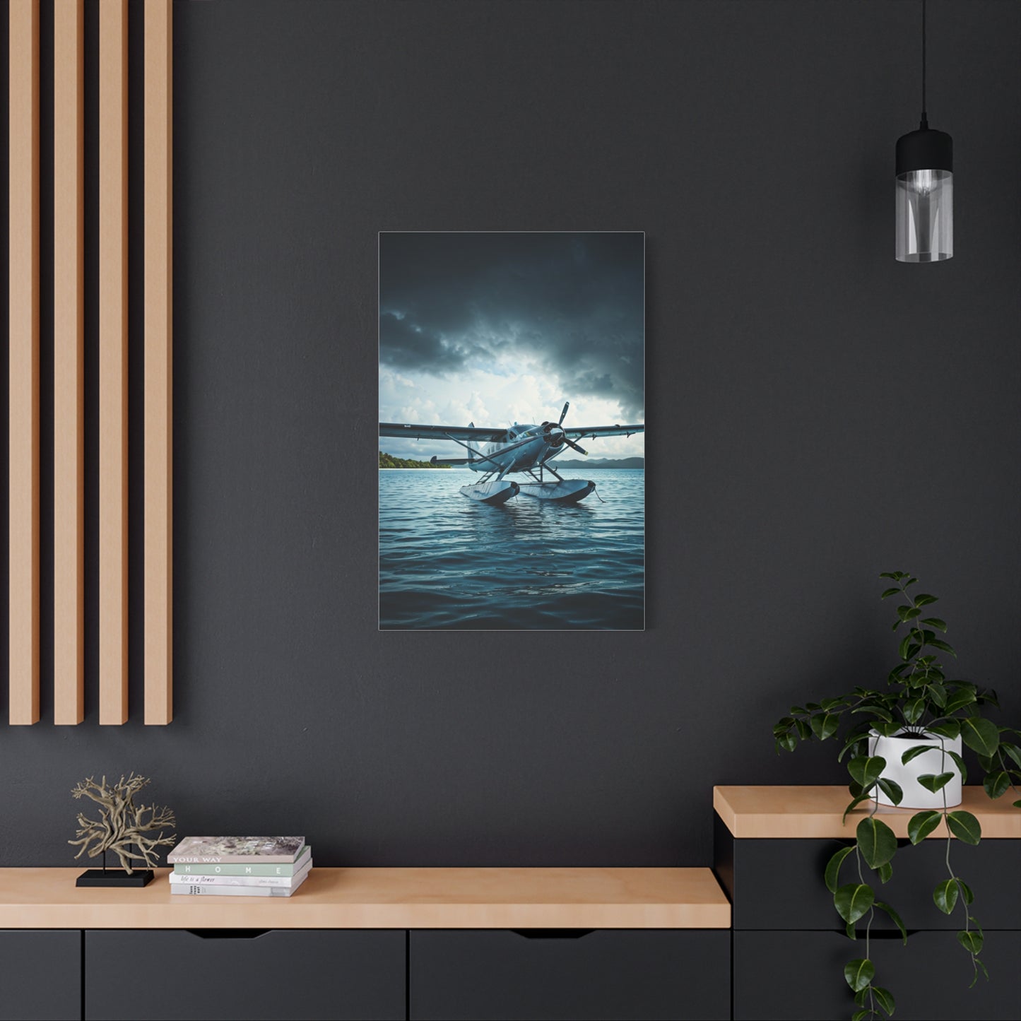 Seaplane Landing on Calm Waters Wall Art & Canvas Prints