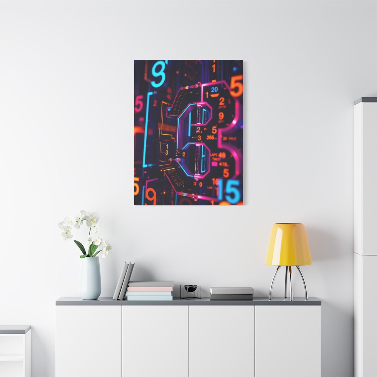 Elite Numbers Art Vision Wall Art & Canvas Print