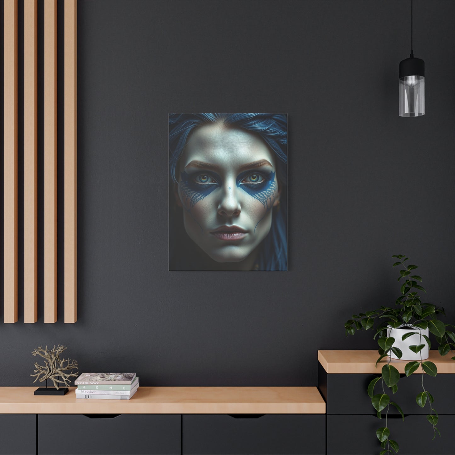 Collection Blue & Gray Art Art Wall Art & Canvas Print