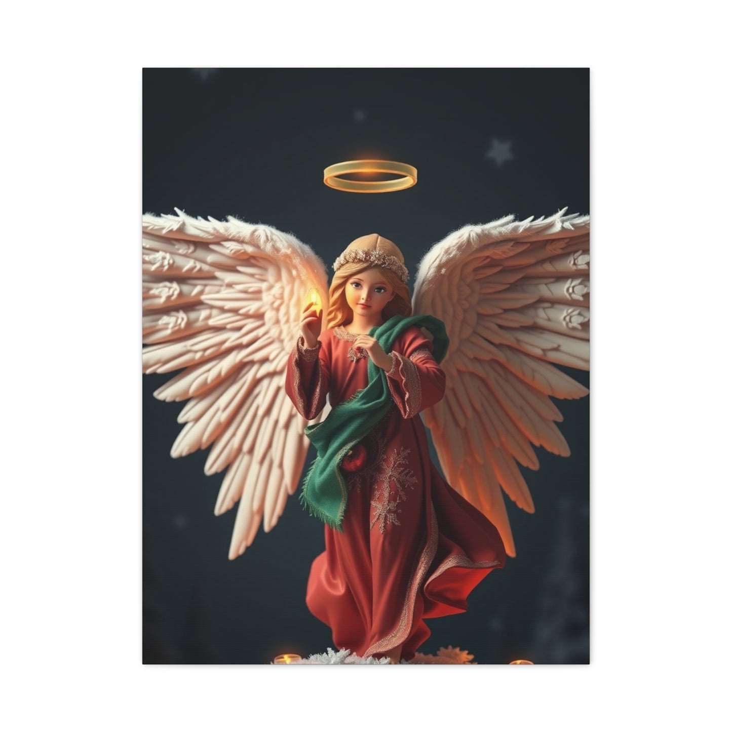 Christmas Angel Art Supreme Gallery Wall Art & Canvas Print