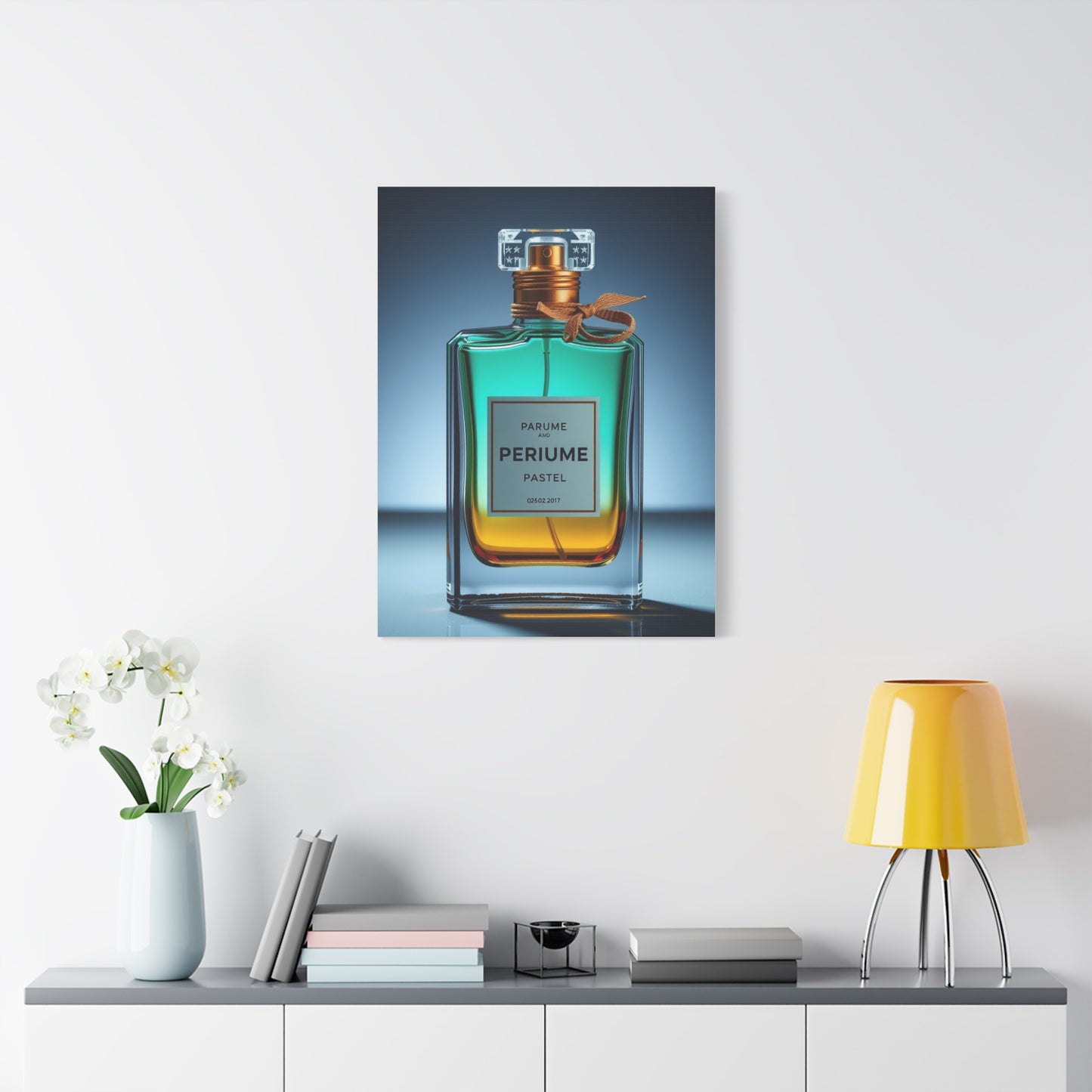 Perfume Bottle Art Refined Canvas Wall Art & Canvas Print