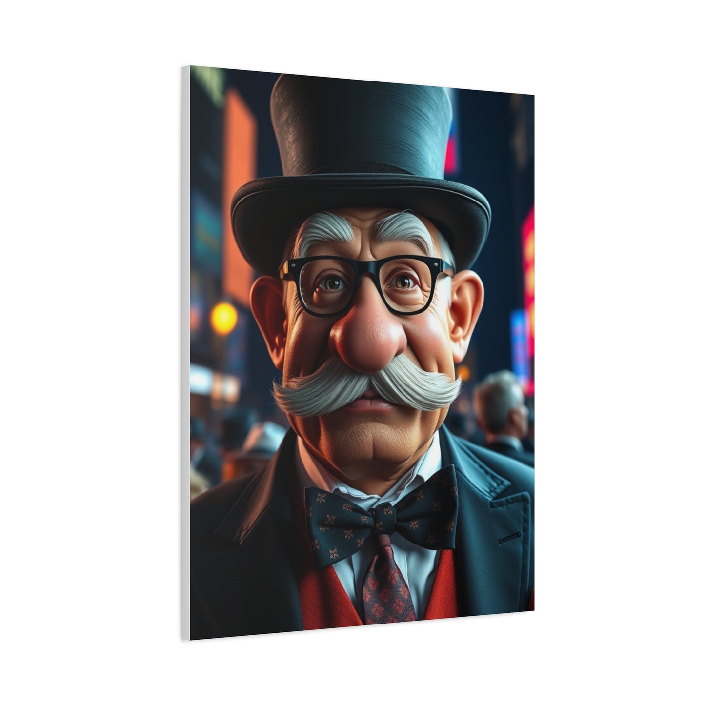 Rich Uncle Pennybags Art Supreme Gallery Wall Art & Canvas Print