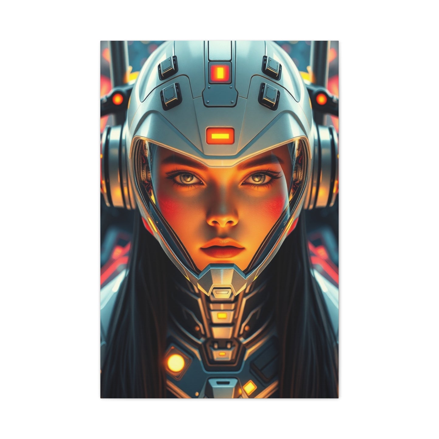 Vision Futuristic Art Art Wall Art & Canvas Print