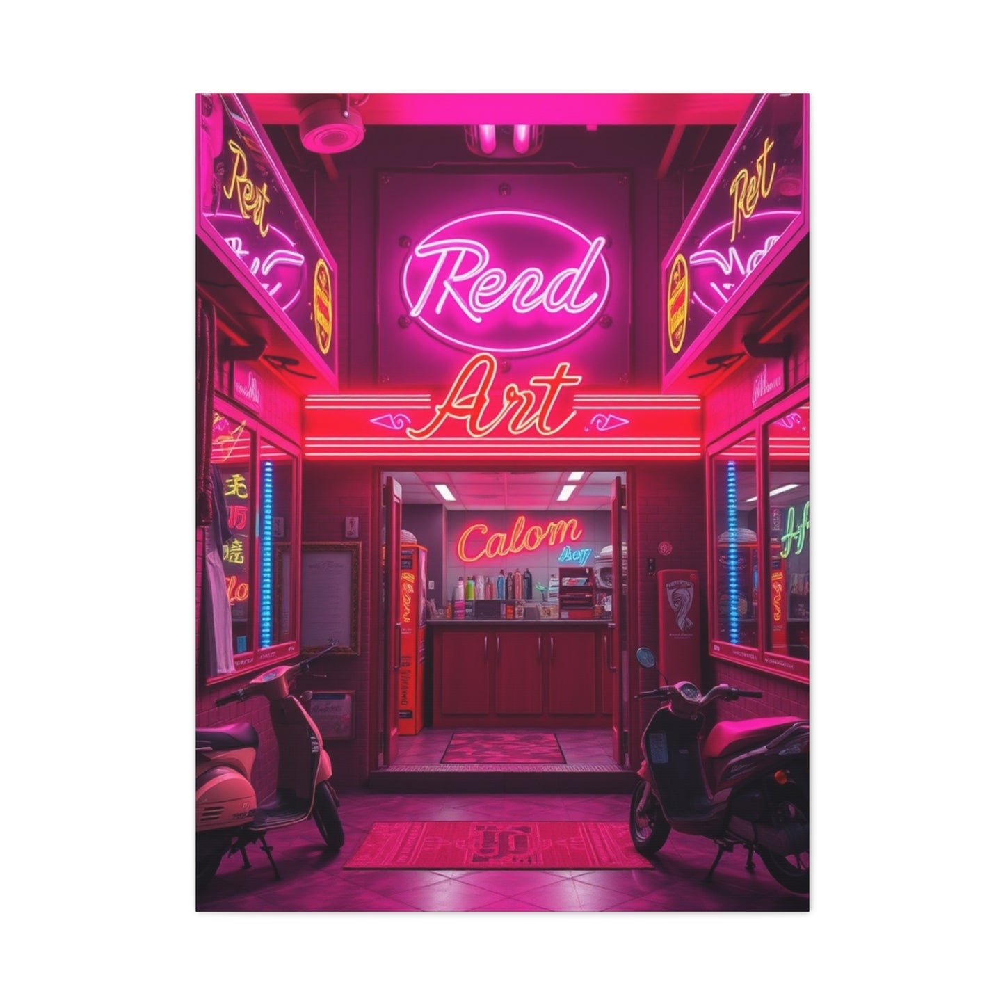 Retro Grandeur Canvas Wall Art & Canvas Print