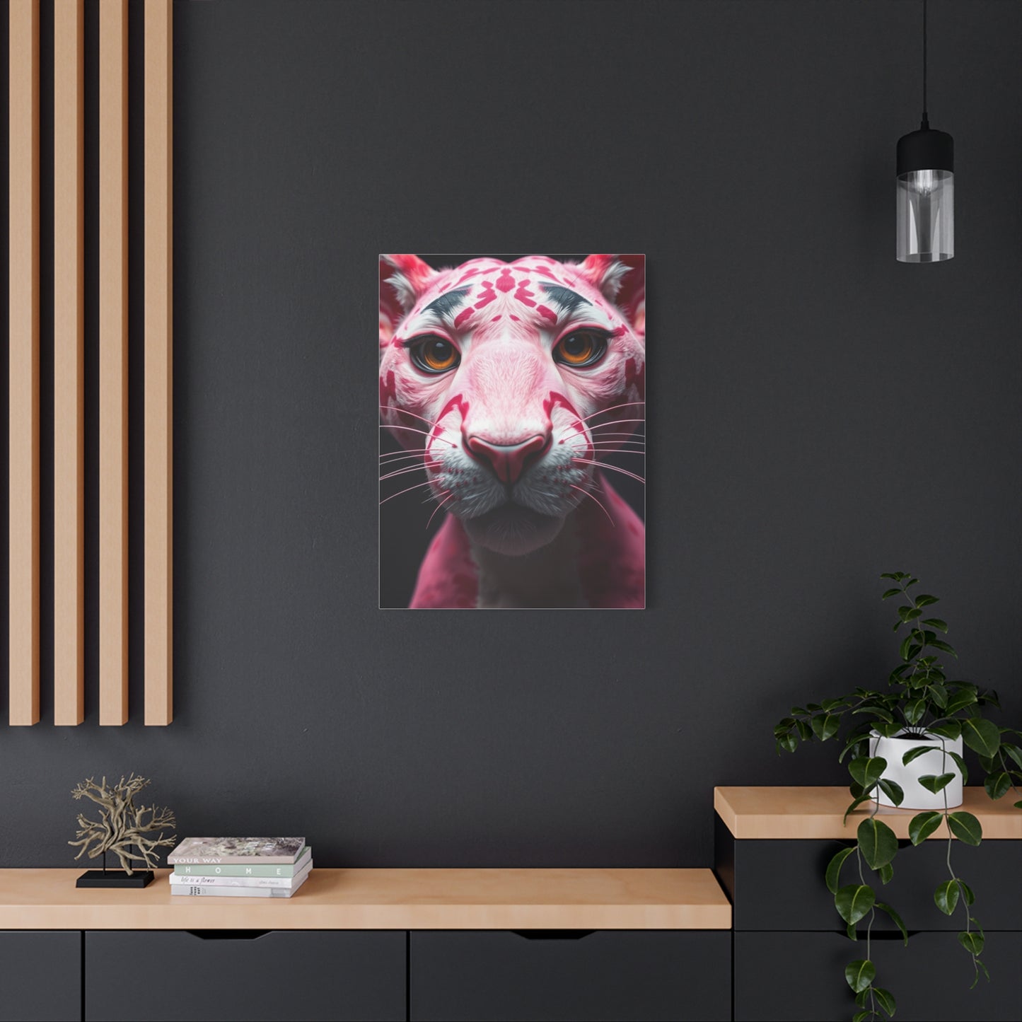 Rosy Panther Enchantment Wall Art & Canvas Print