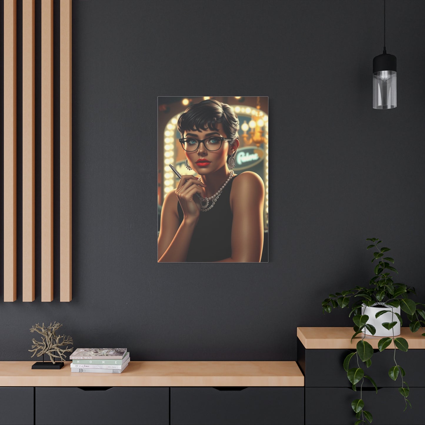 Vision Breakfast At Tiffany’s Characters Art Art Wall Art & Canvas Print