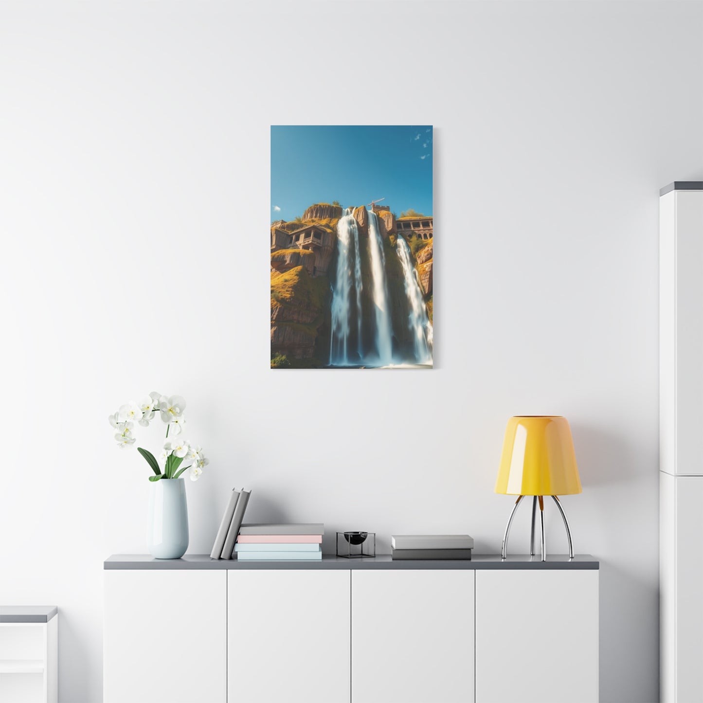 Cascading Elegance Canvas Wall Art & Canvas Print