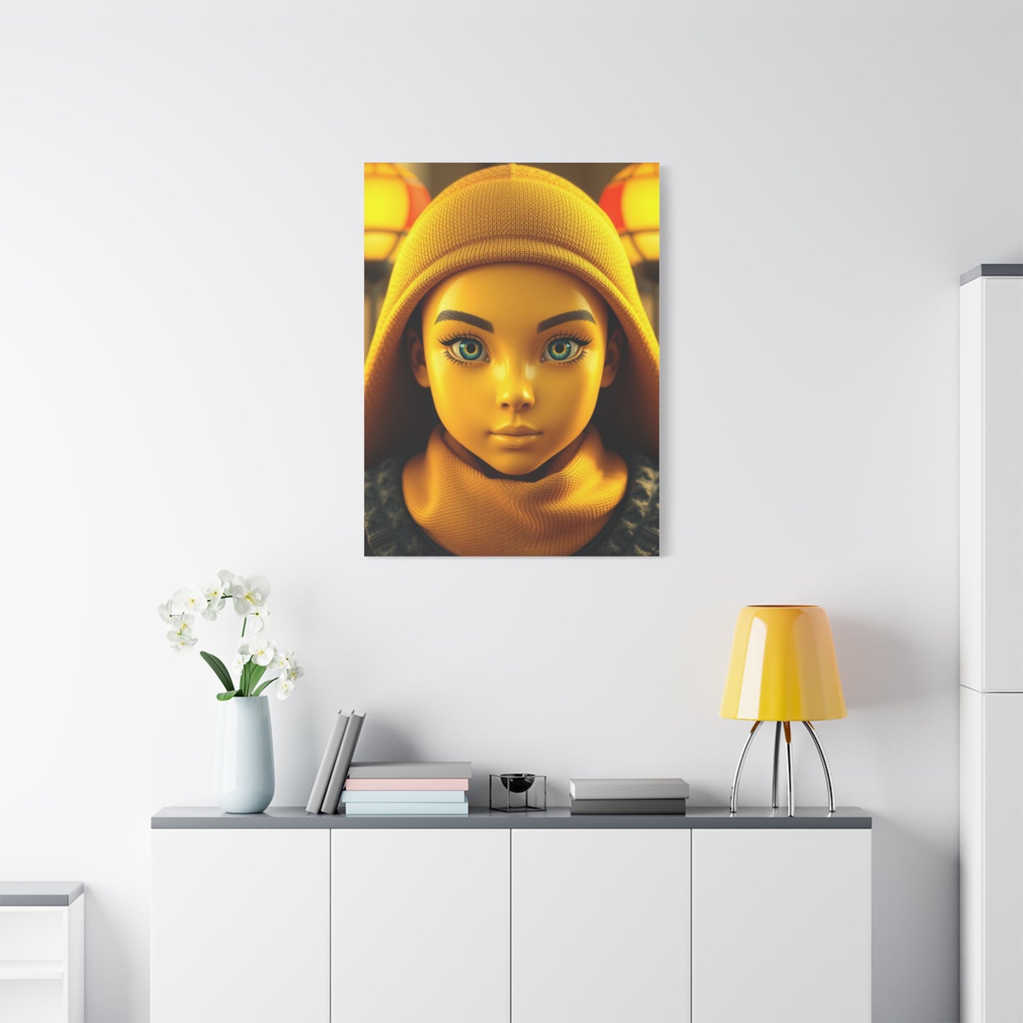Radiant Ochre Tableau Wall Art & Canvas Print