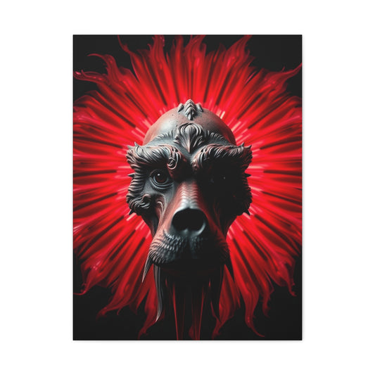 Black, White & Red Art Refined Canvas Wall Art & Canvas Print