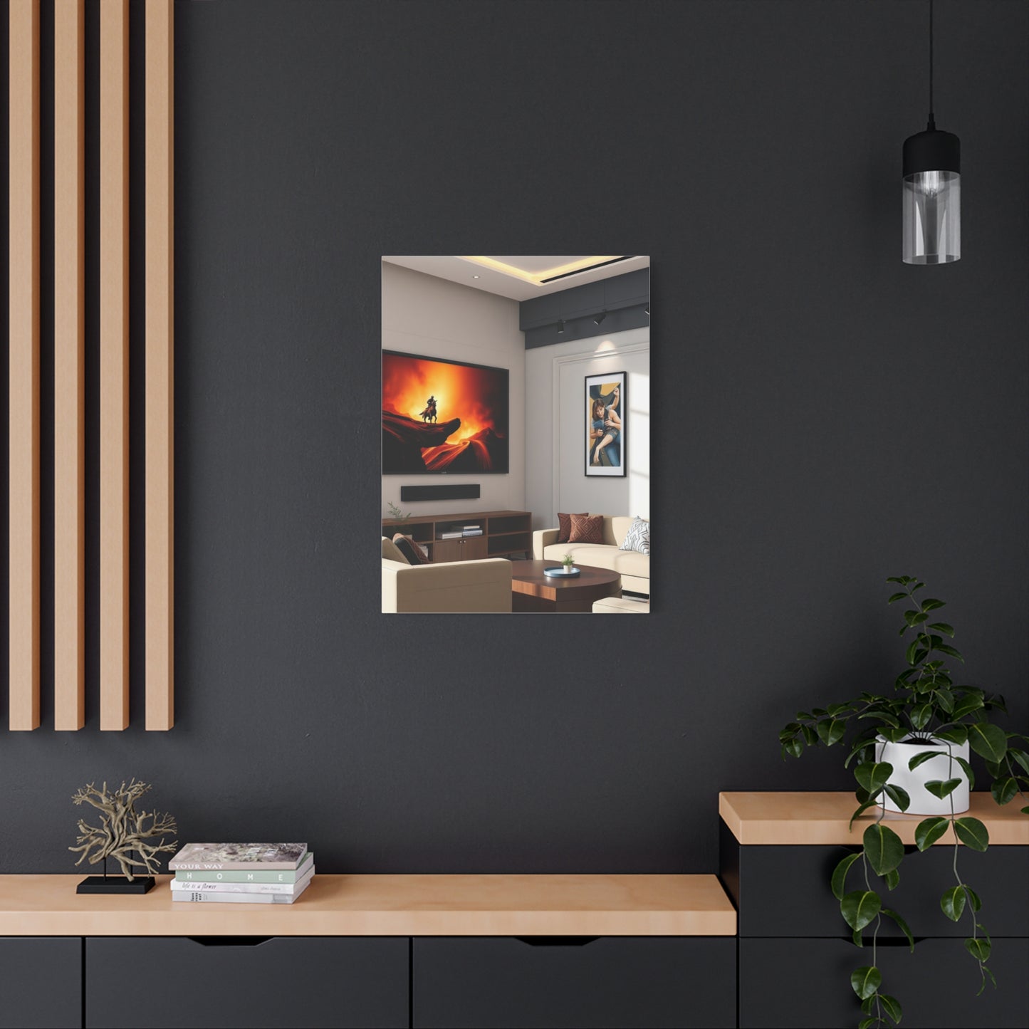 Supreme Home Theatre Decor Art Collection Wall Art & Canvas Print