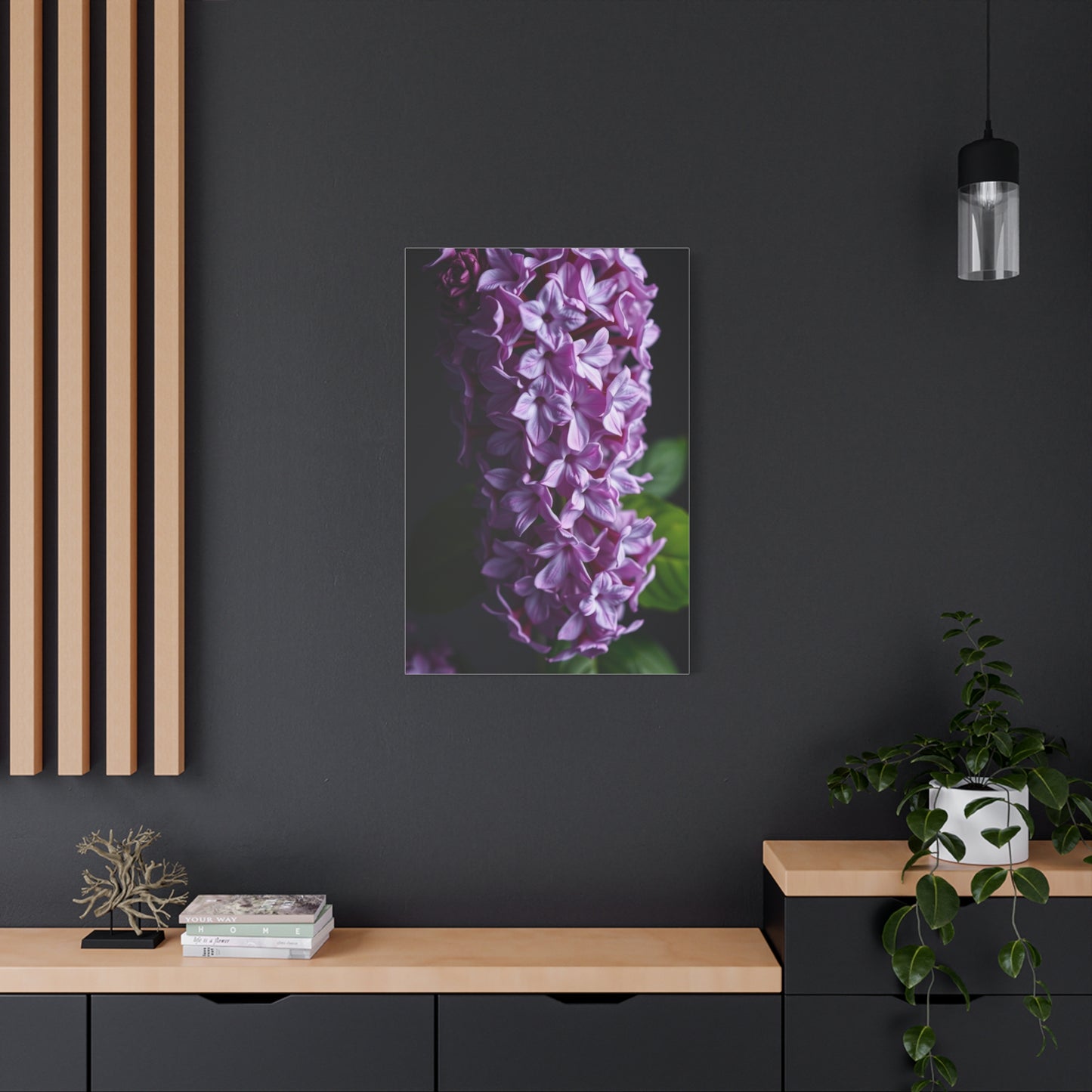 Lilac Flower Art Luxury Canvas Wall Art & Canvas Print