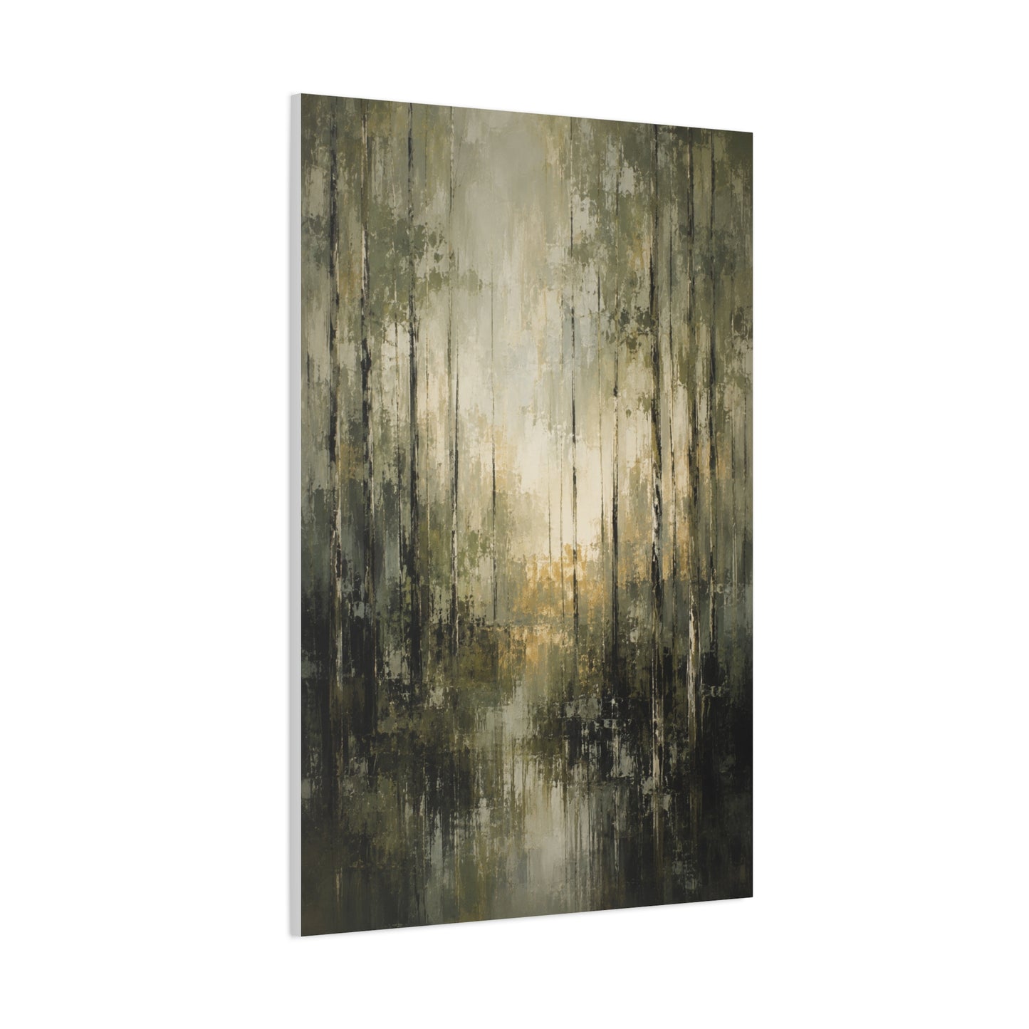 Abstract Forest Reflection Modern Trees Wall Art & Canvas Print