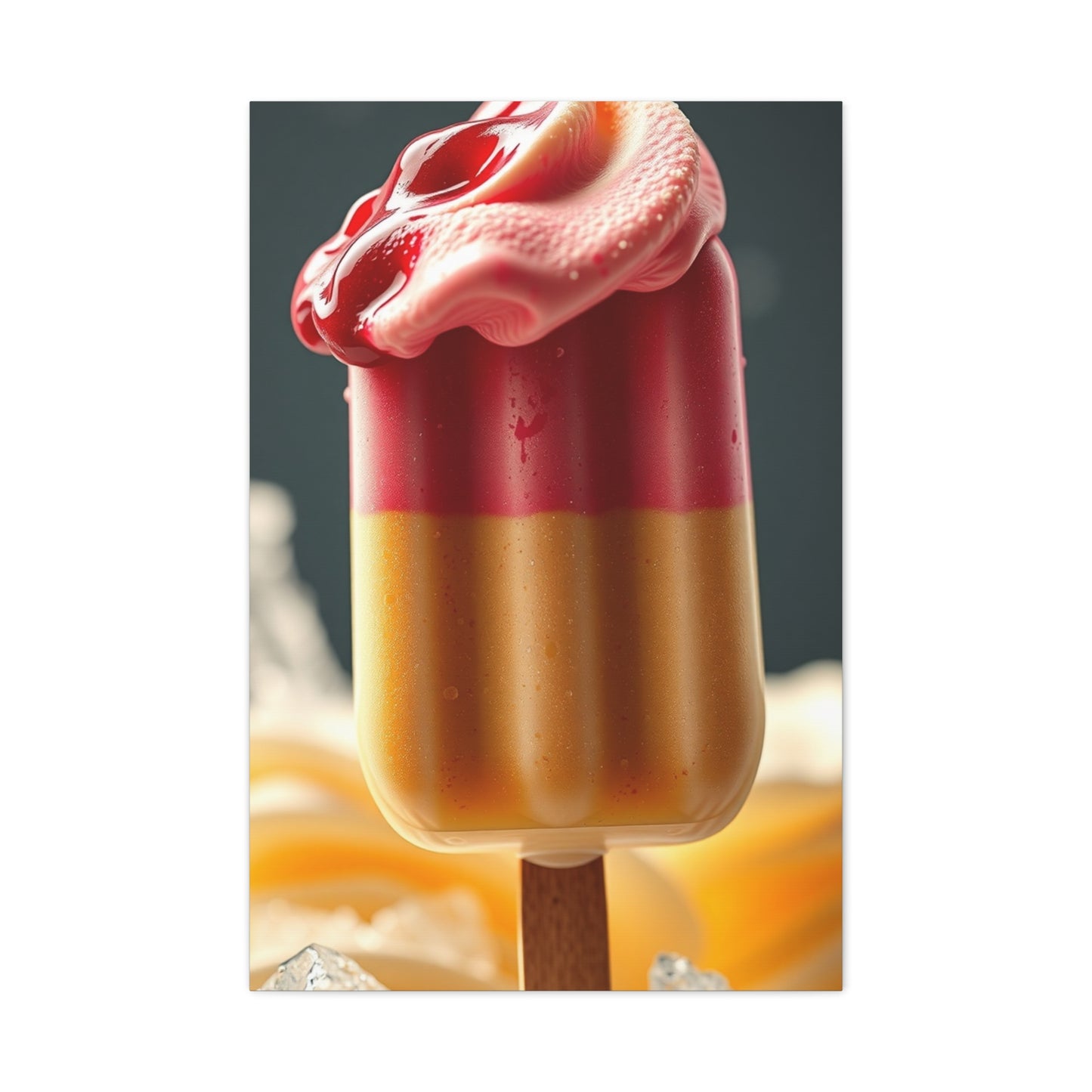 Ice Cream & Popsicle Art Refined Canvas Wall Art & Canvas Print