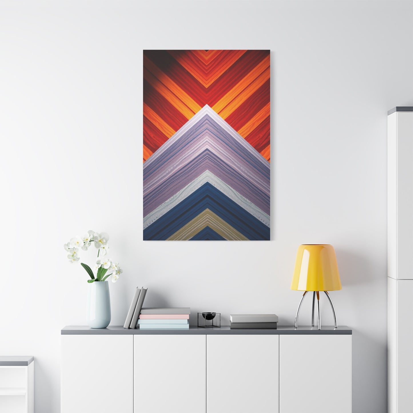 Chevron Pattern Art Supreme Gallery Wall Art & Canvas Print