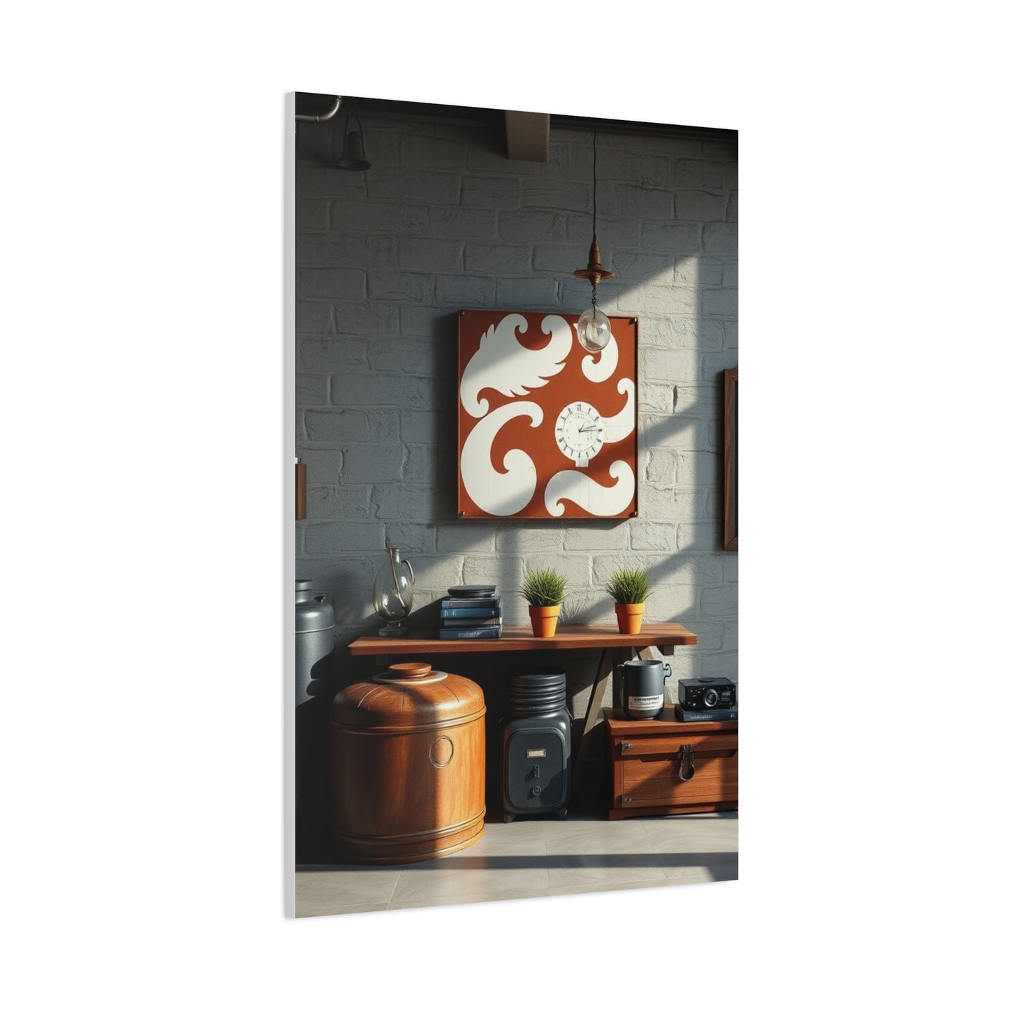 Refined Industrial Aesthetics Wall Art & Canvas Print