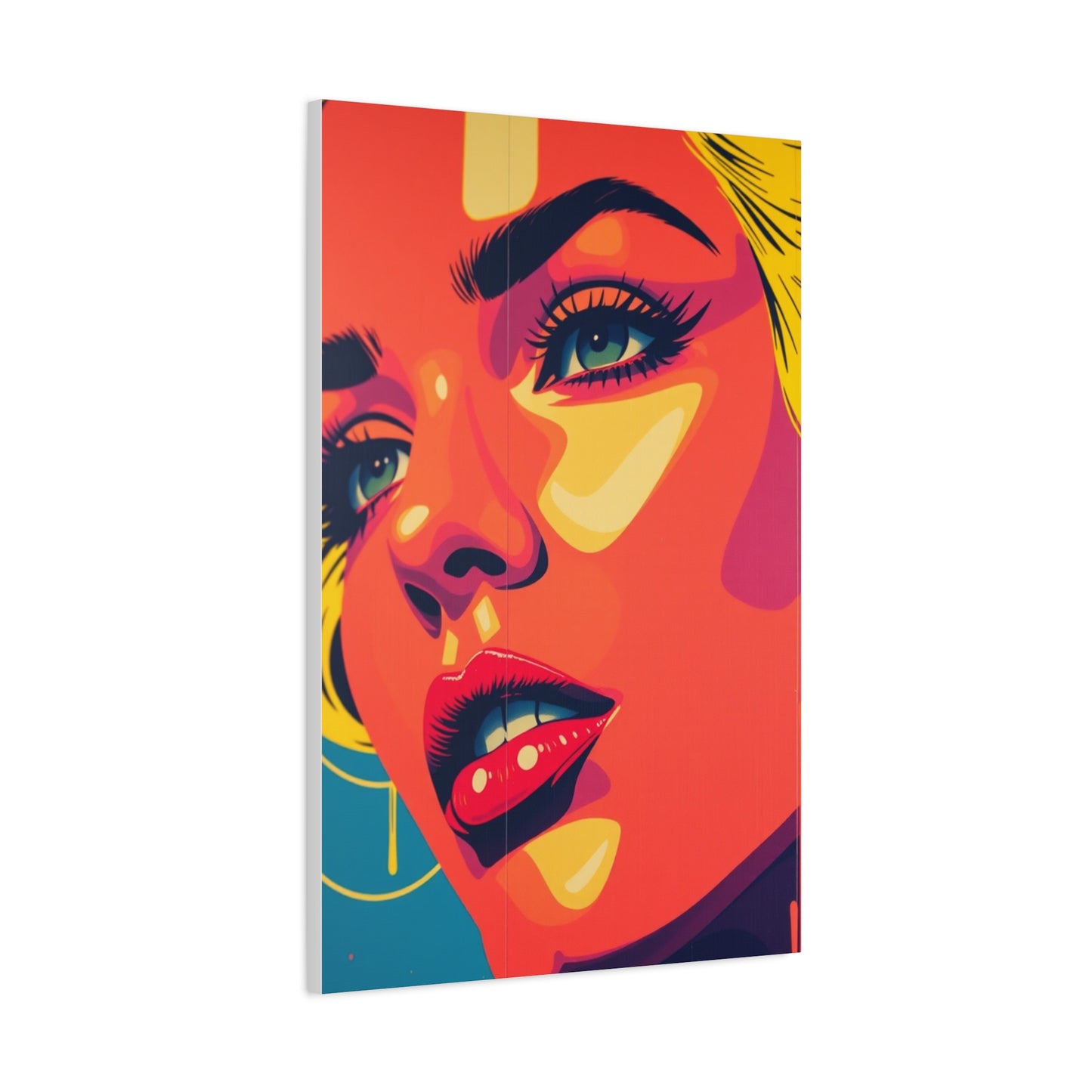 Vivid Pop Impression Wall Art & Canvas Print