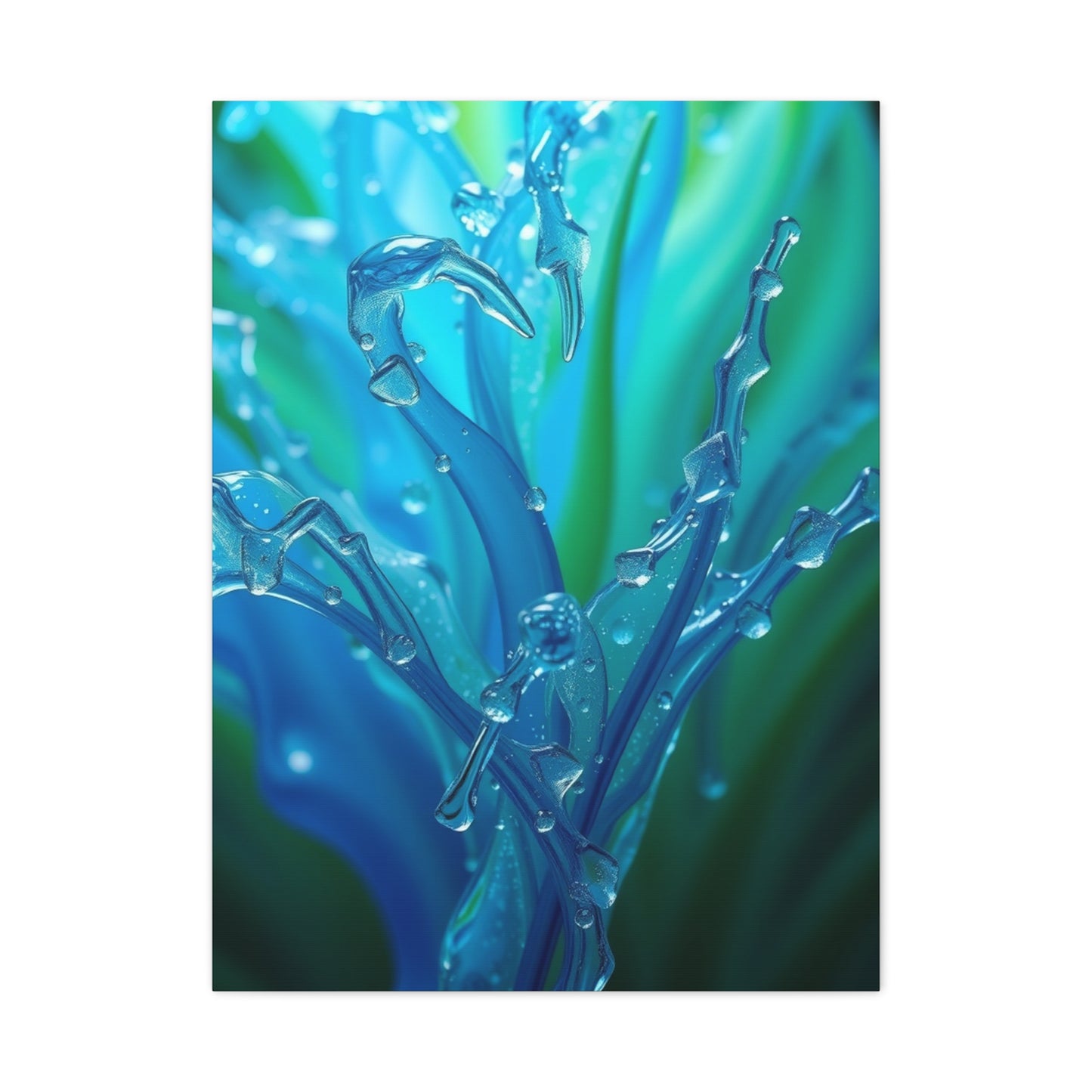 Blue & Green Art Supreme Gallery Wall Art & Canvas Print