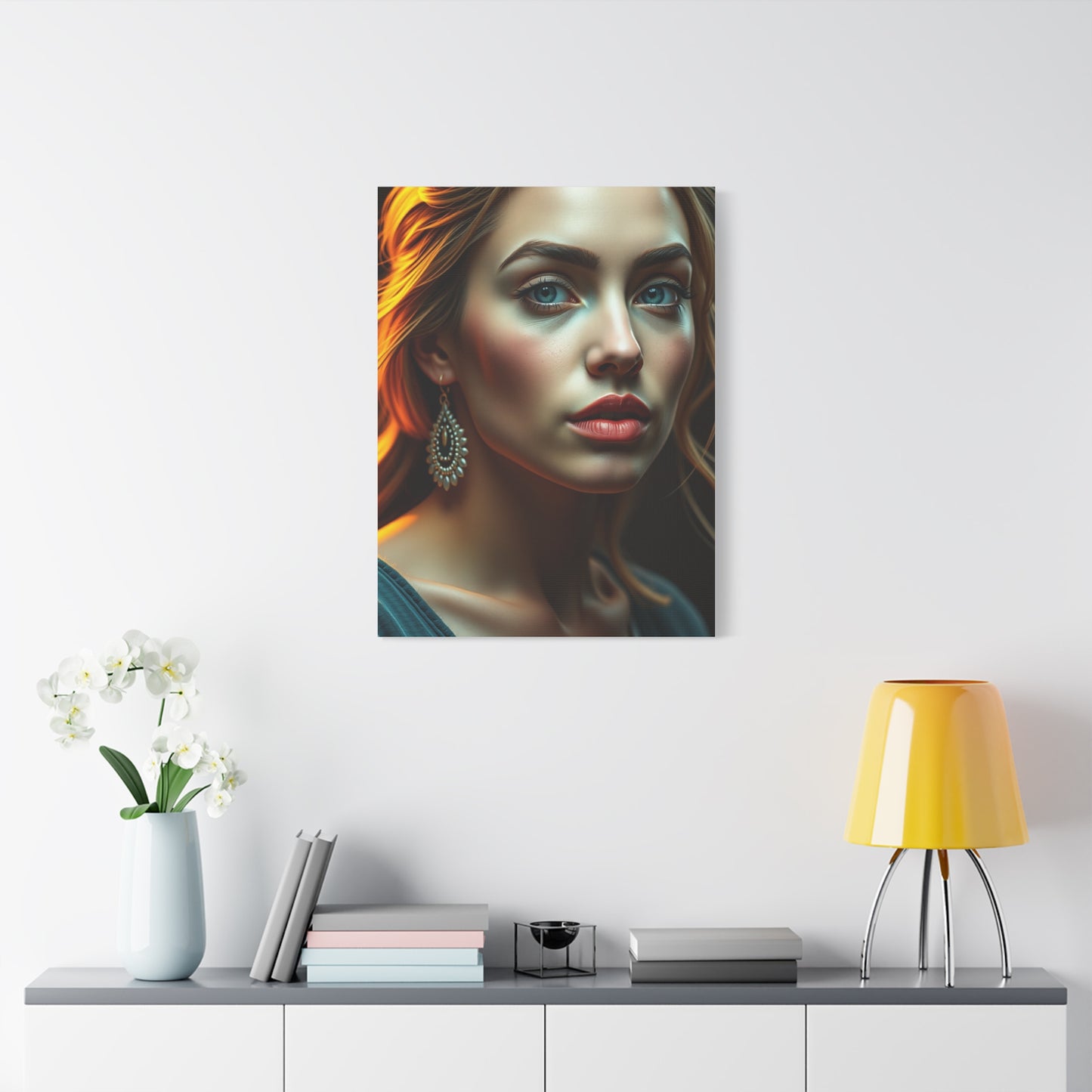 Celestial Muse Portrait Wall Art & Canvas Print
