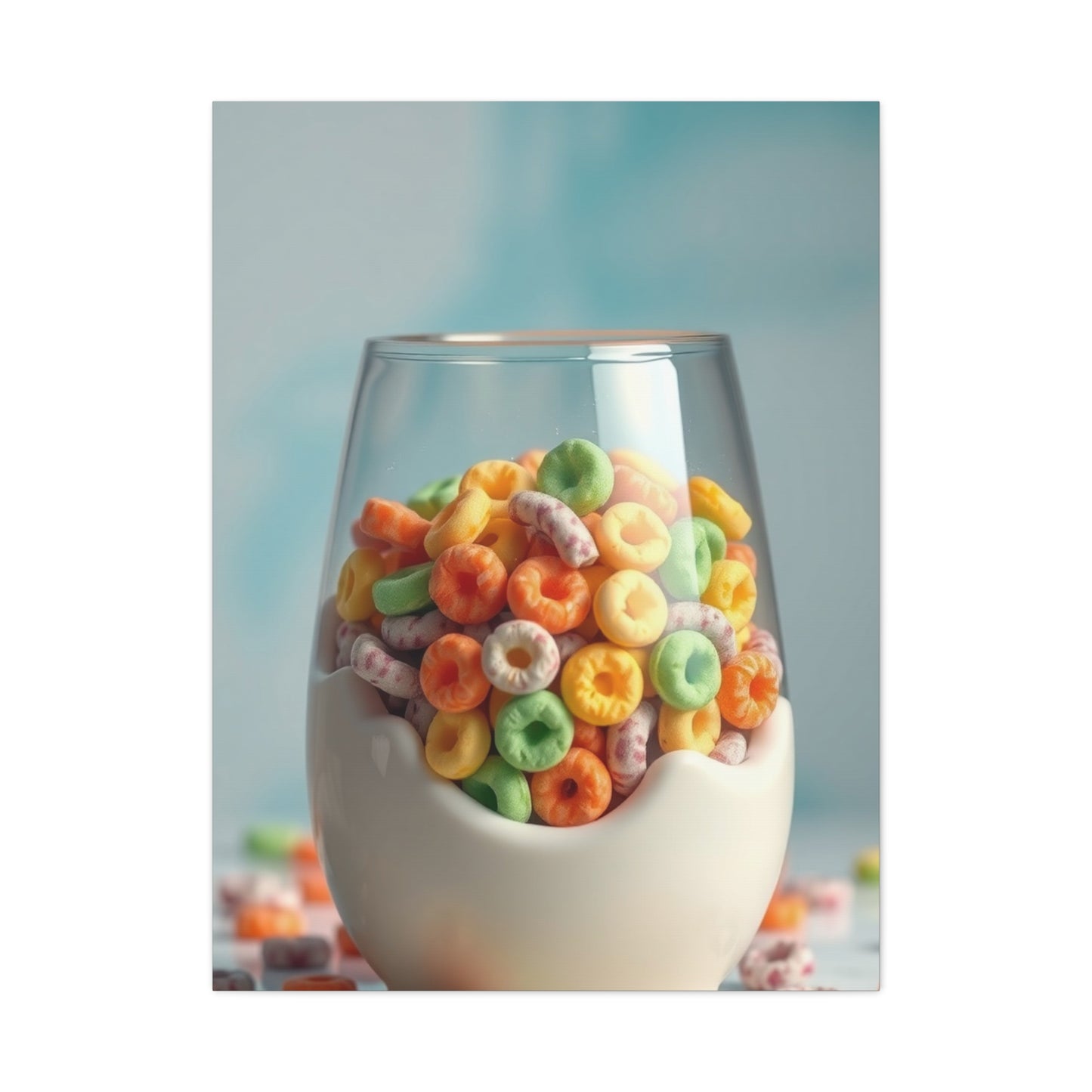 Opulent Cereal Symphony Canvas Wall Art & Canvas Print