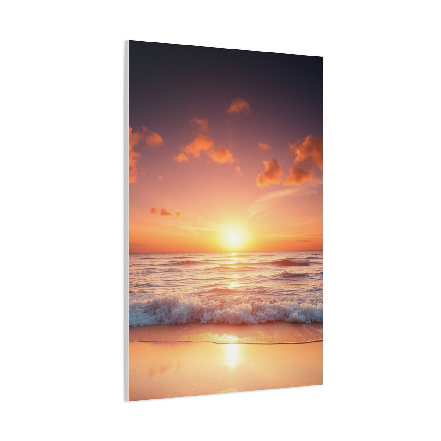 Vision Beach Sunrise and Sunset Art Art Wall Art & Canvas Print