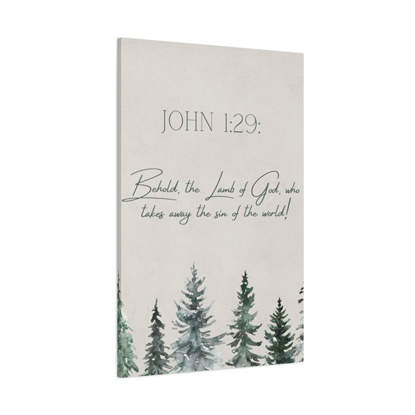 John 1 : 29 Quotes And Saying Poster Wall Art & Canvas Prints