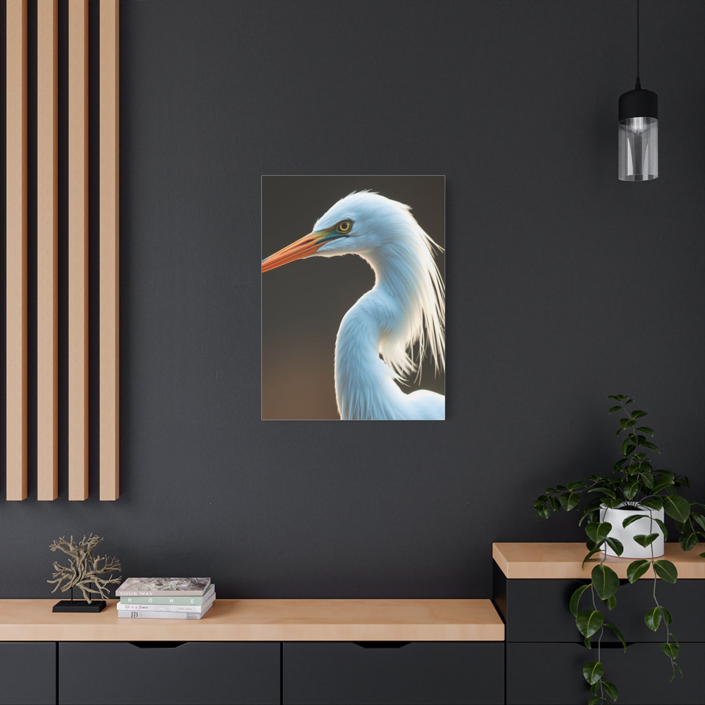 Elite Egret Art Vision Wall Art & Canvas Print