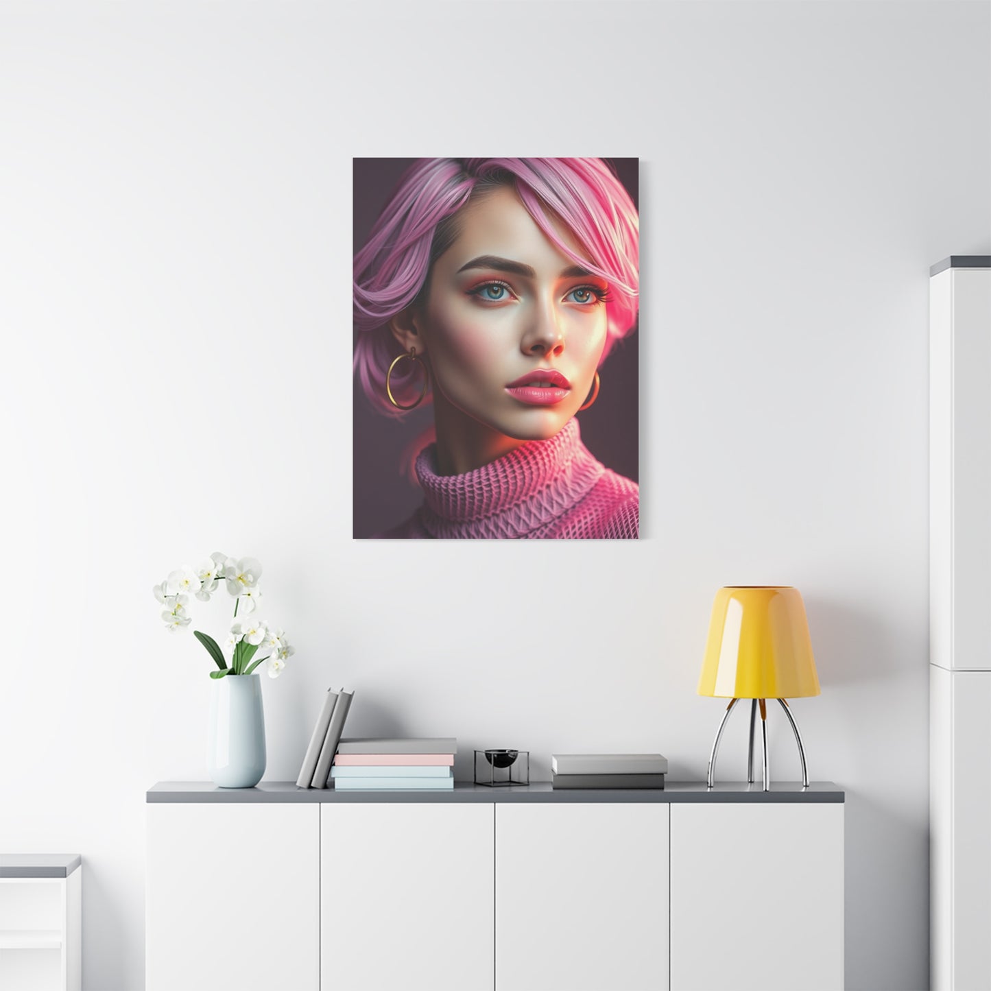 Rosé Reverie Canvas Wall Art & Canvas Print