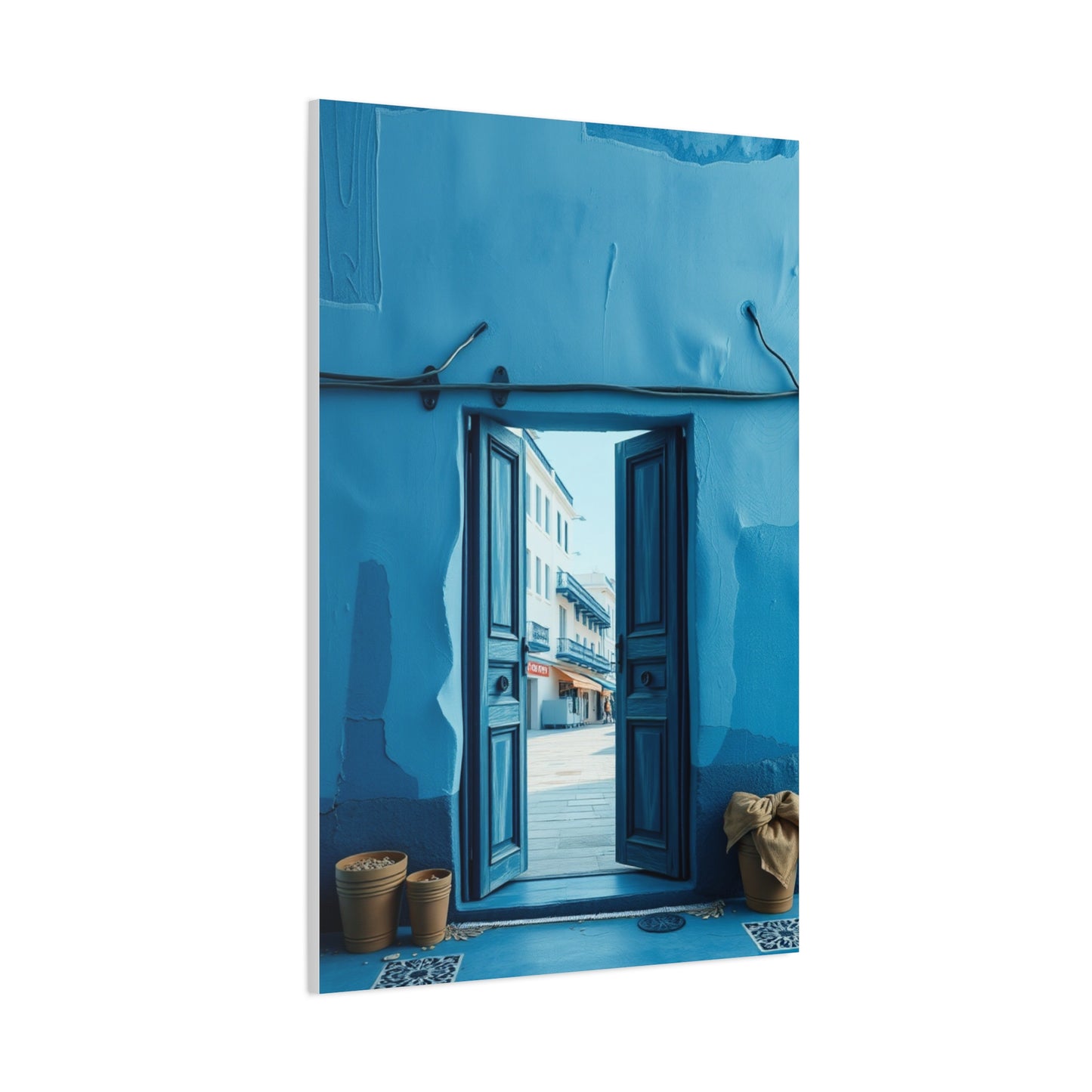 Blue and White Art Supreme Gallery Wall Art & Canvas Print