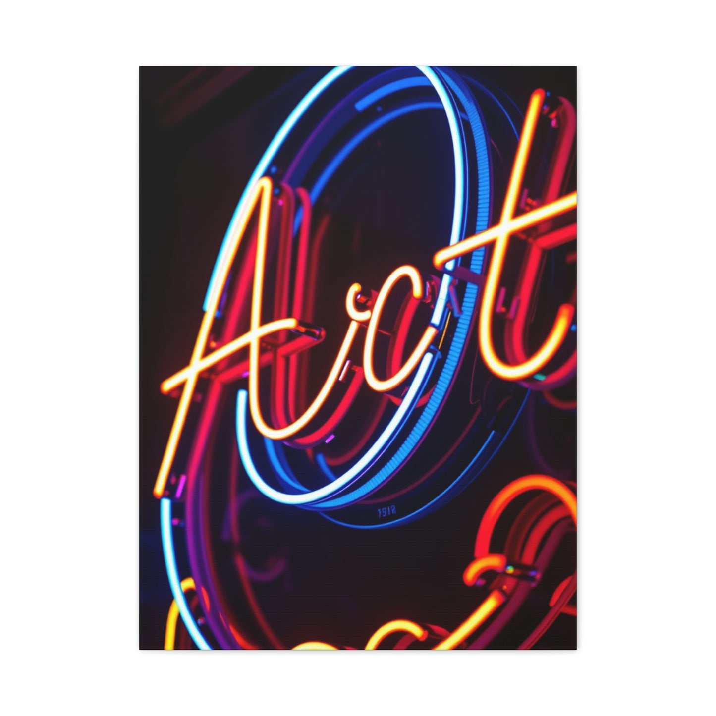 Ethereal Neon Reverie Wall Art & Canvas Print