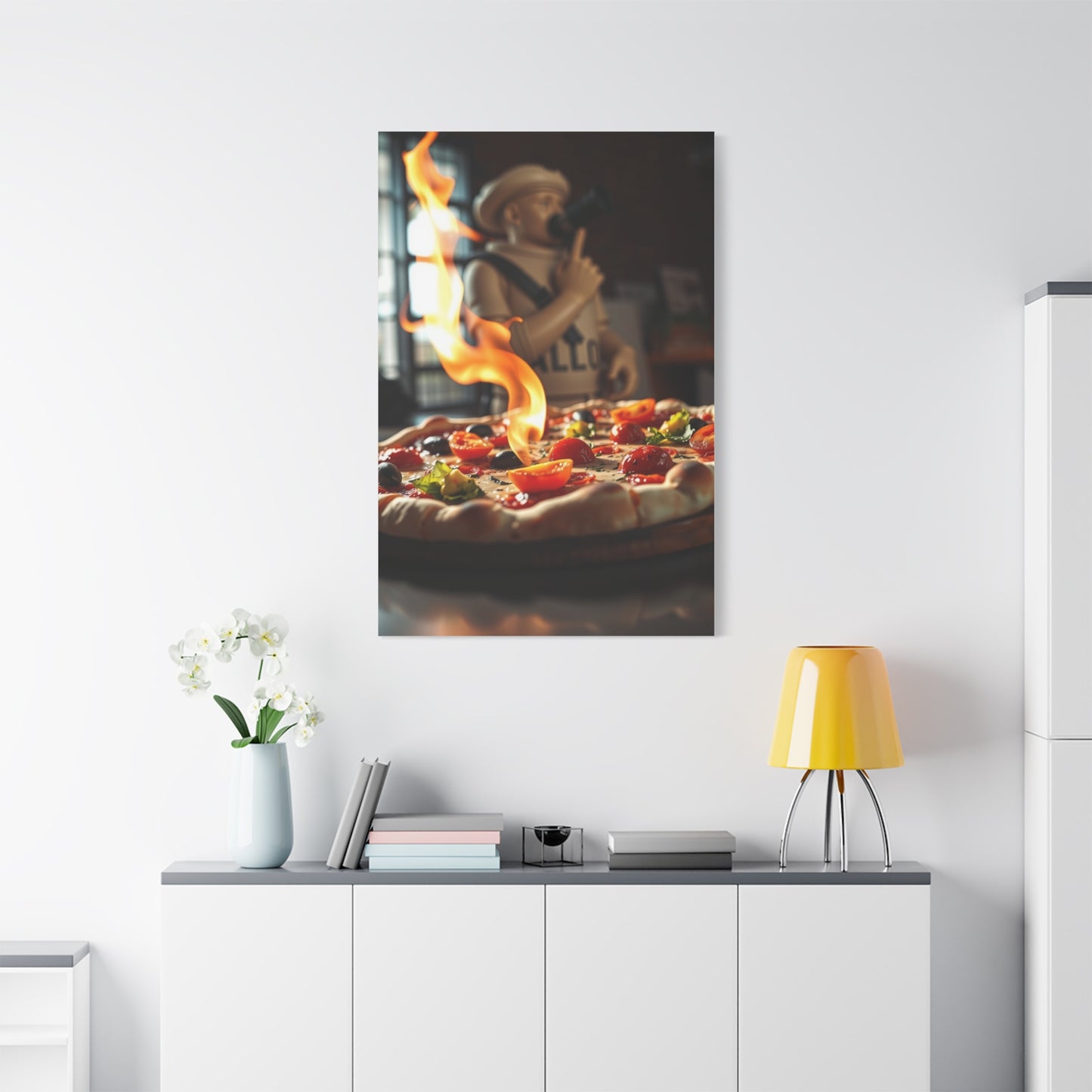 Vision Pizza Art Art Wall Art & Canvas Print